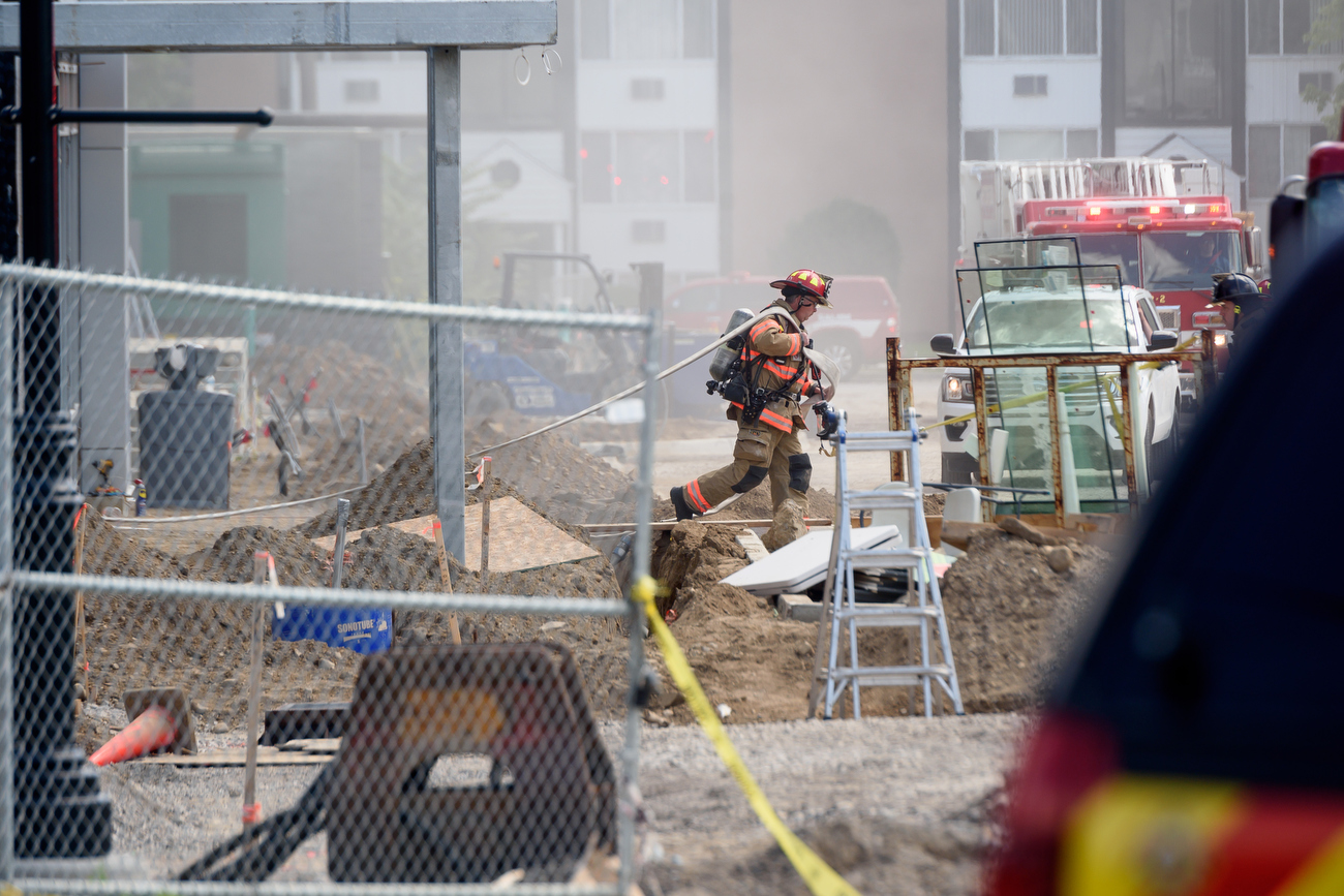 Fire reported at Broadway and Maiden Lane development in Ann Arbor ...