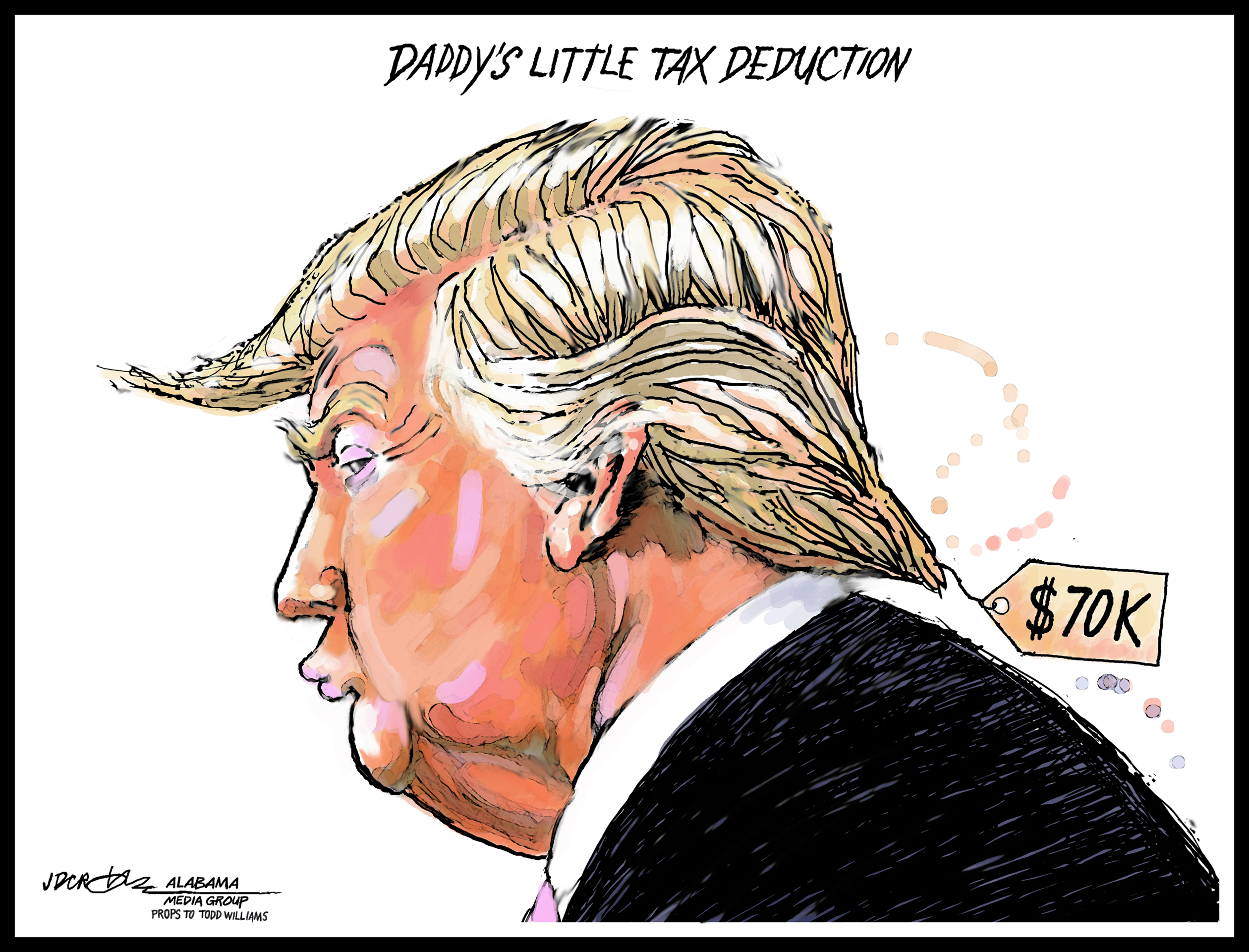 What S That Thing On Trump S Head A 70 000 Tax Deduction Al Com