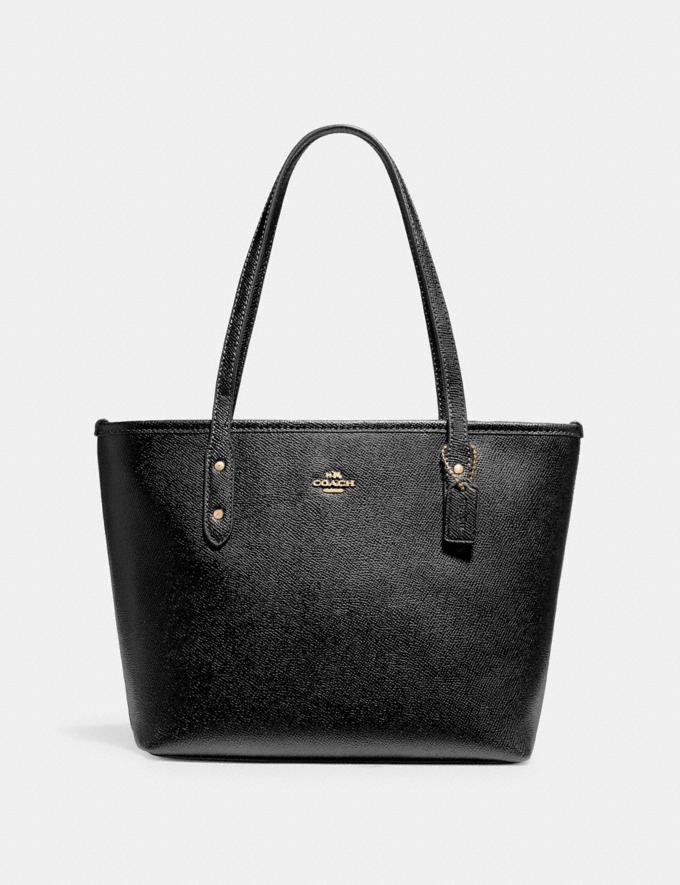 Coach Outlet North South Mini Tote in Black