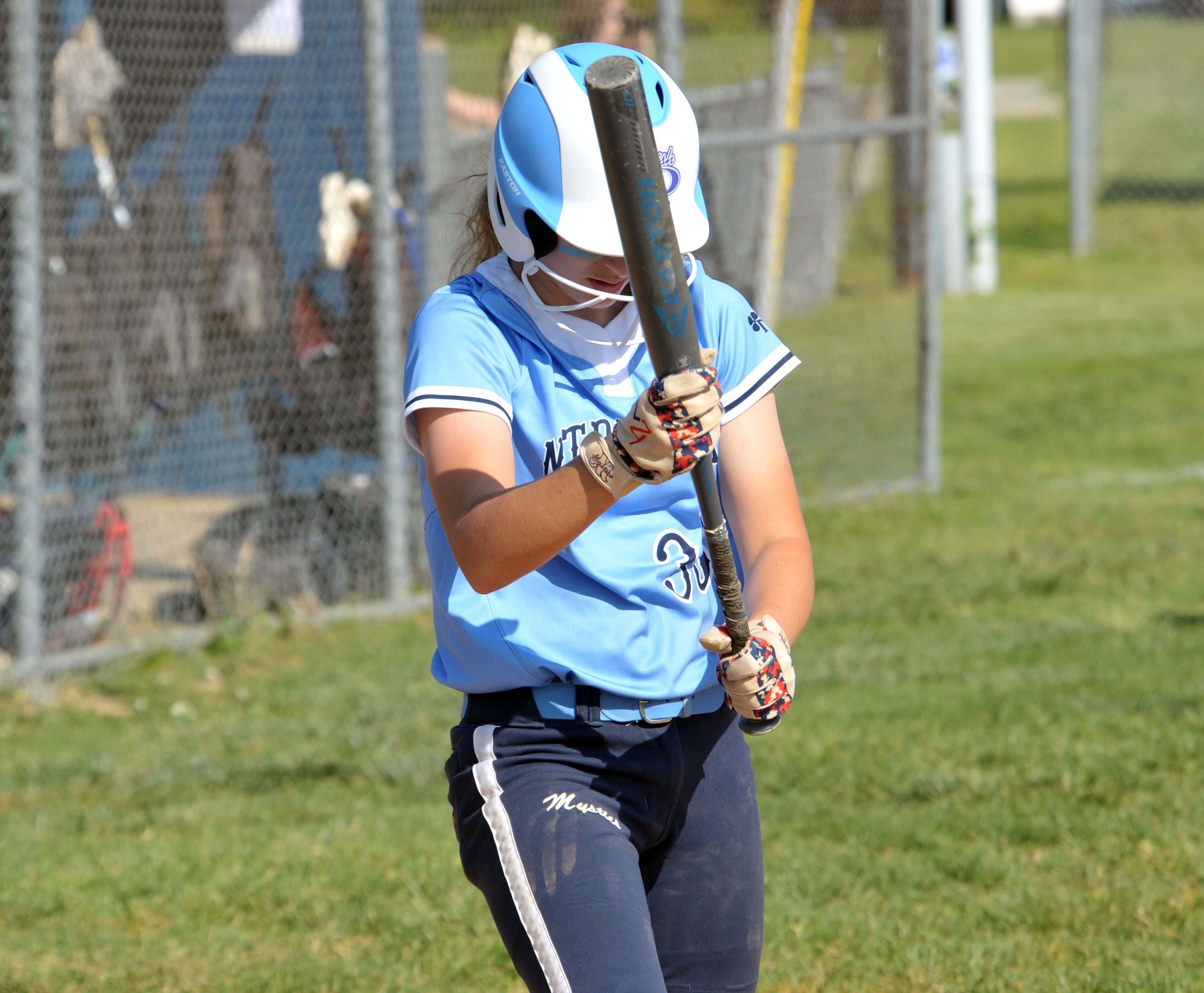 High School Softball Notre Dame High School at Hightstown High School