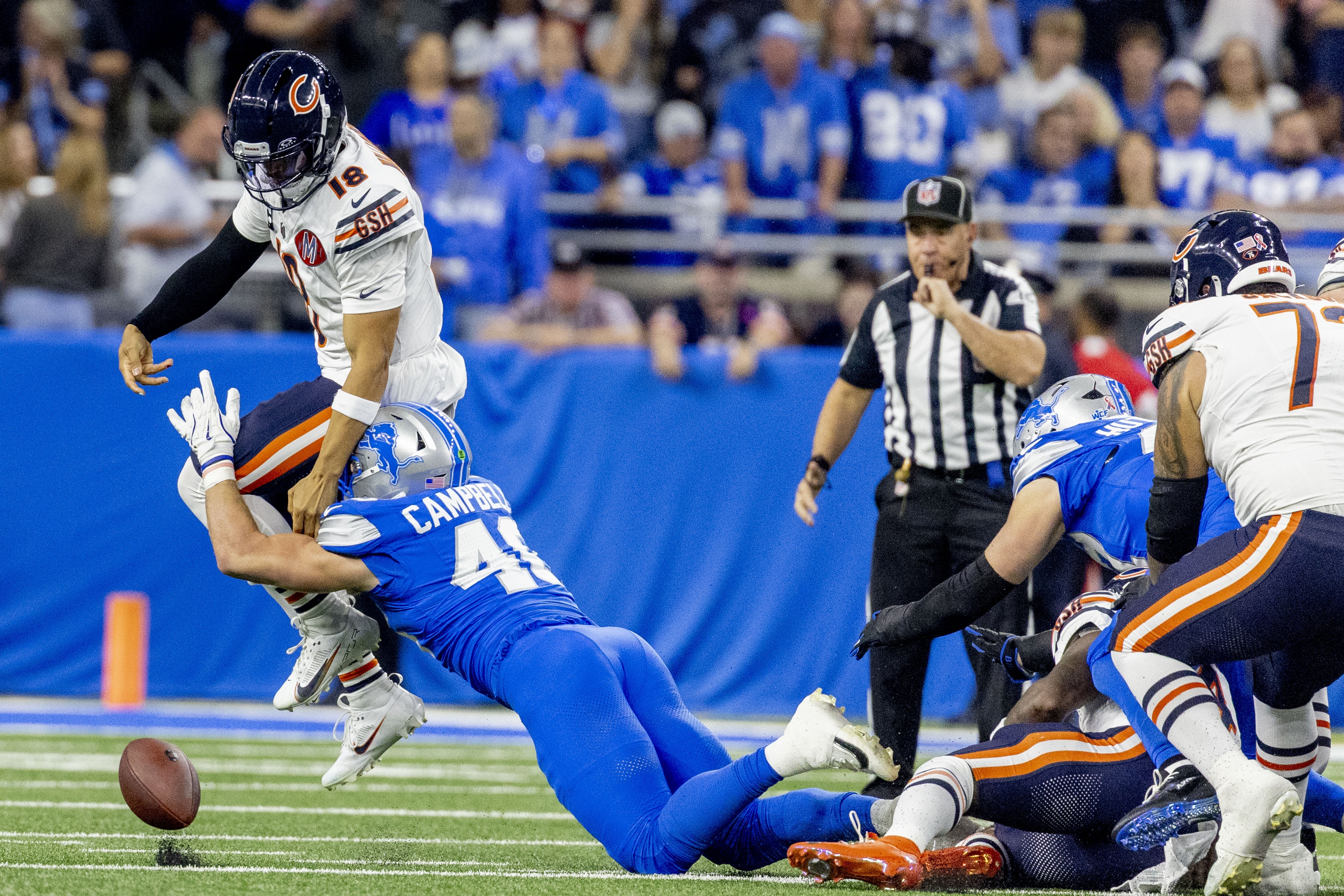 Detroit Lions vs. Chicago Bears in Week 2 — Sept. 14, 2025 - mlive.com