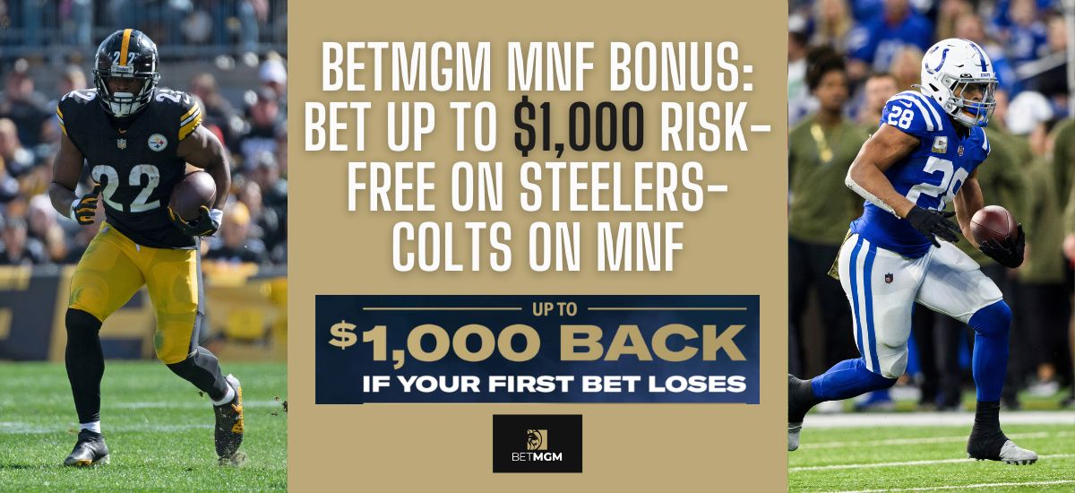 BetMGM bonus code for Maryland: $1,000 in first bet insurance for Steelers  vs. Colts 