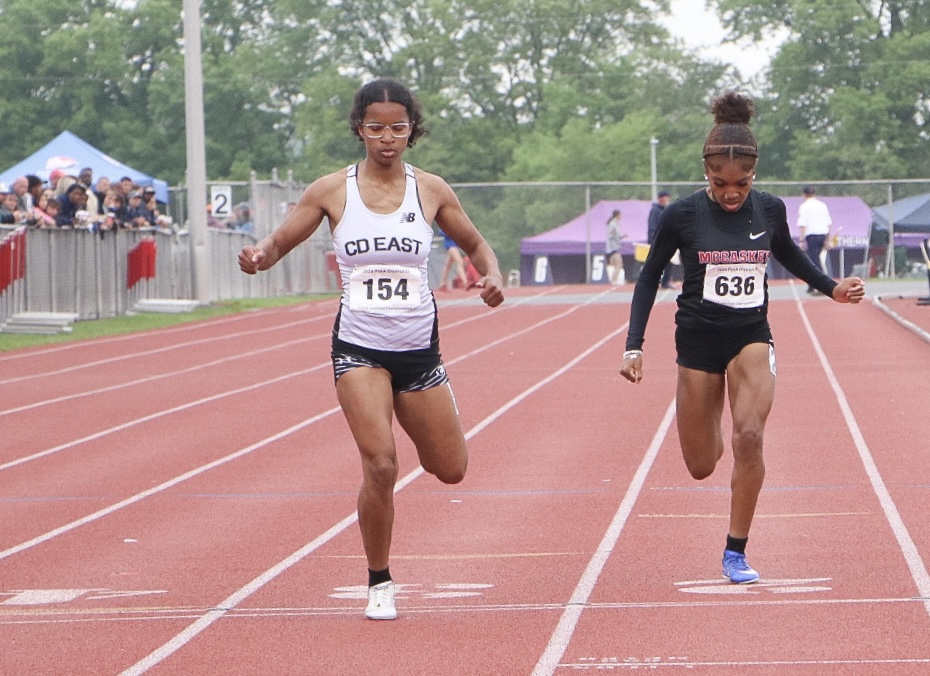 Mid-Penn Conference athletes compete during the 2024 District 3 track ...