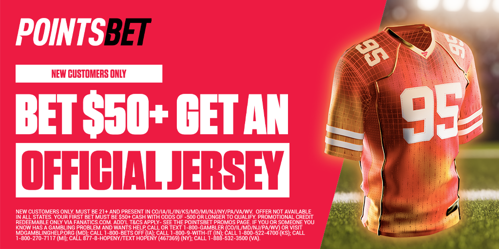 Caesars Sportsbook's NFL Promotion: How You Can Get a Free NFL Jersey Just  By Betting $100 in September