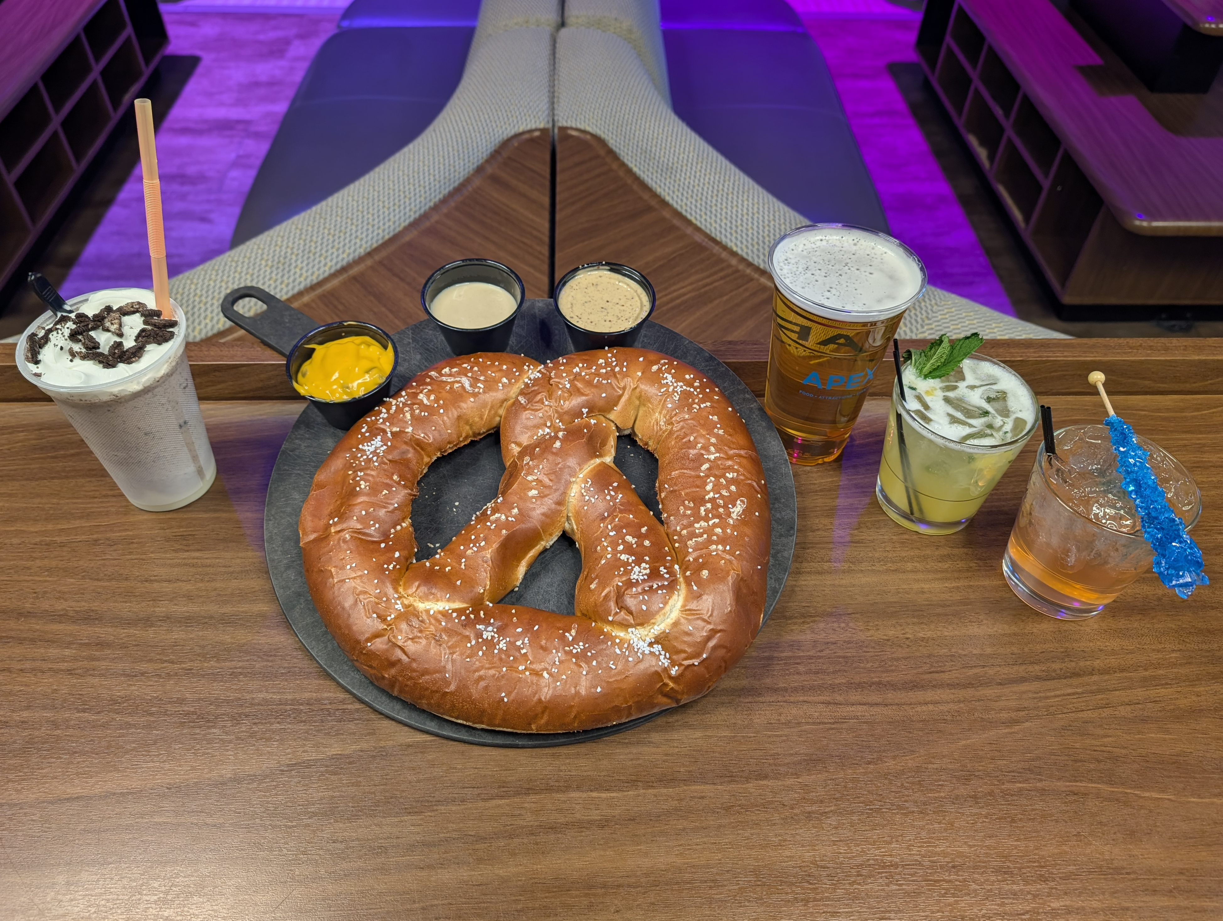A look at some of the food and drink options at Apex Entertainment Marlborough.