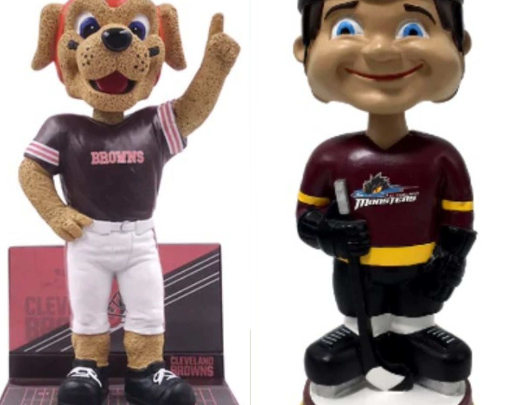 CHOMPS Cleveland Browns Mascot 2023 Bobblehead Hero Series Limited Edition  New