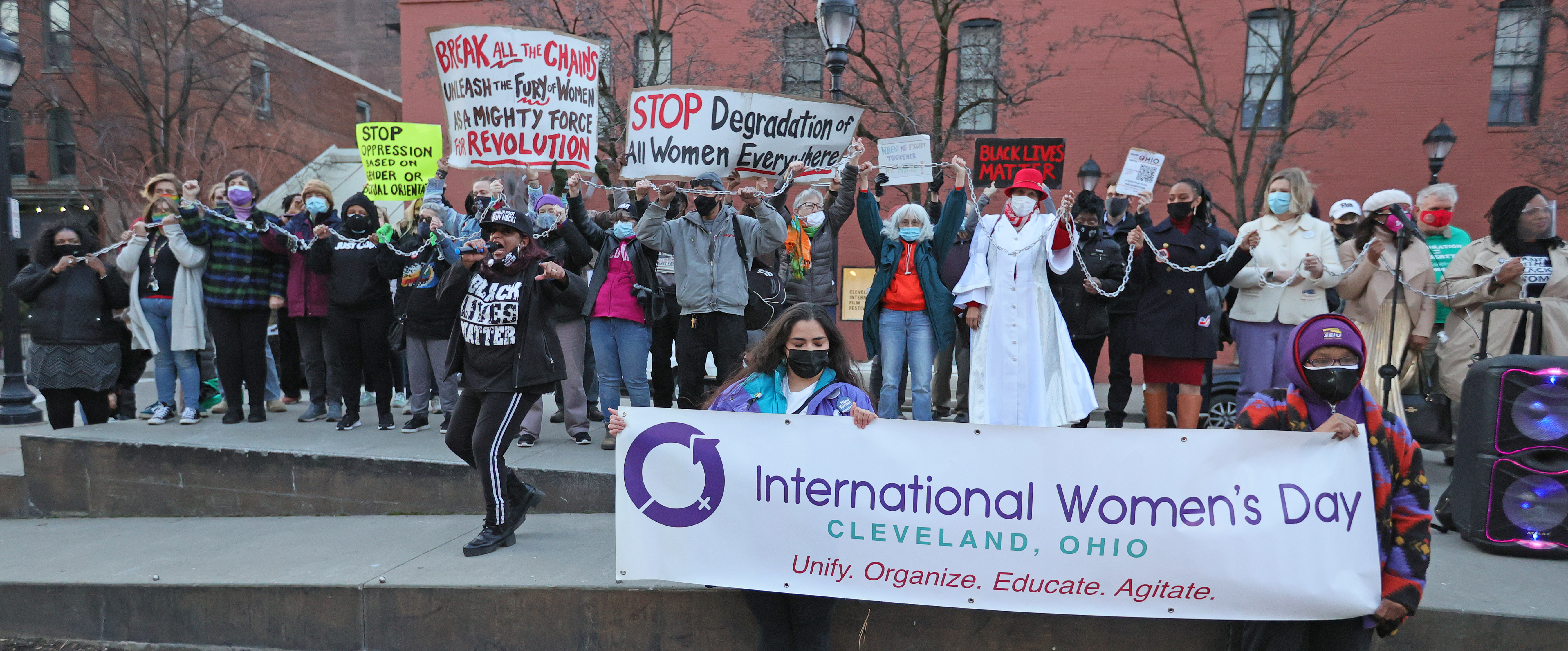 Cleveland’s International Women’s Day rally and march, March 8, 2021 ...