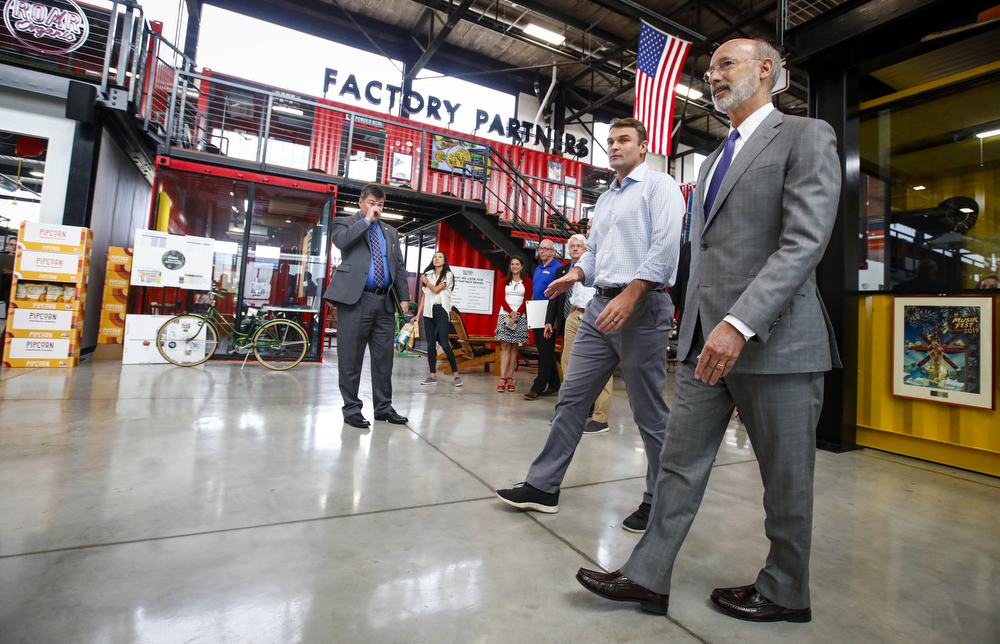 Governor Tom Wolf visits Factory LLC in Bethlehem - lehighvalleylive.com