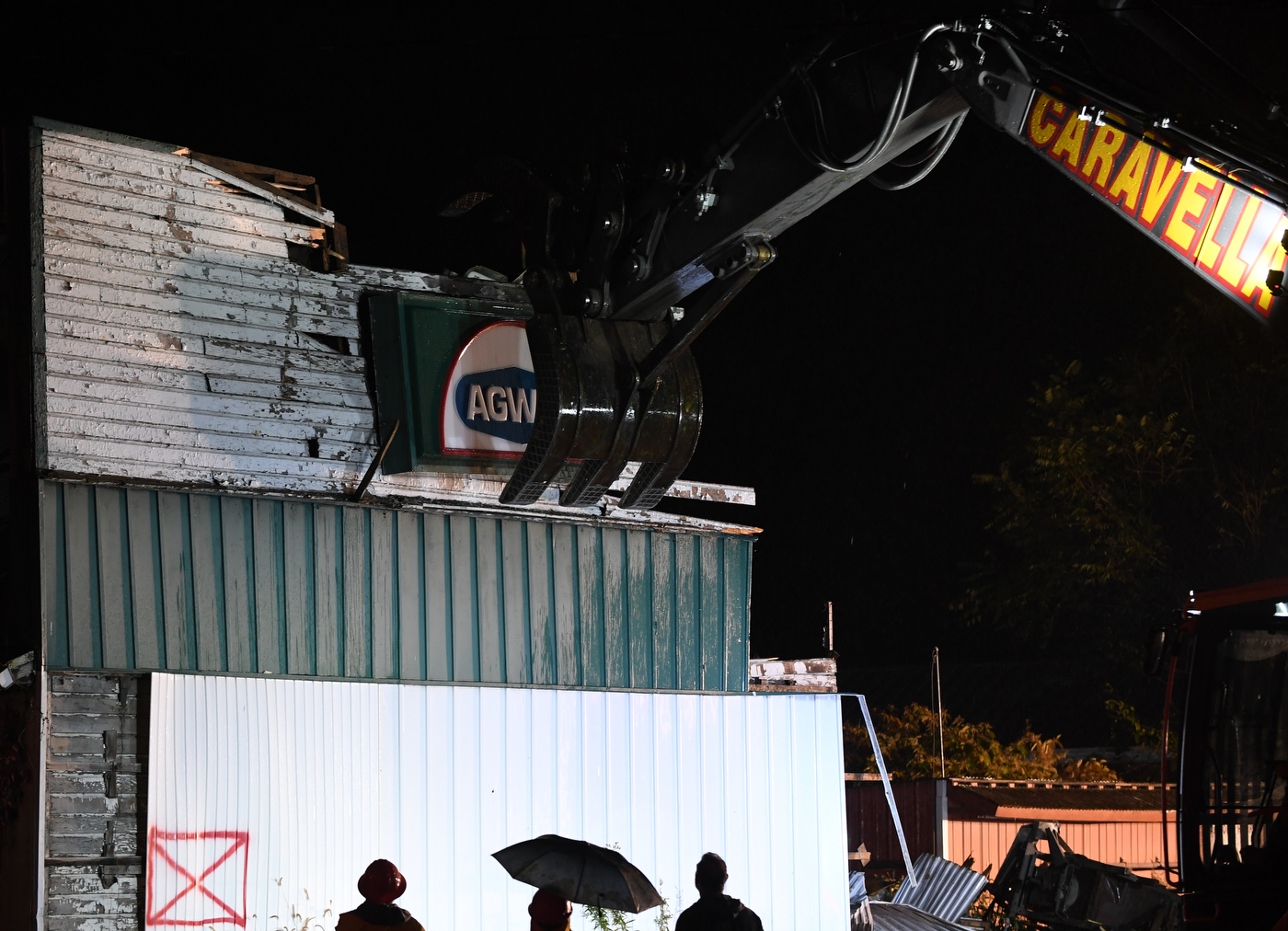 Old Agway building in Phillipsburg is torn down