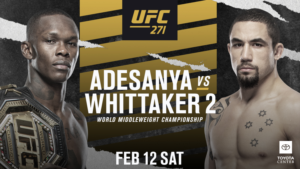 UFC 271 on ESPN+ PPV (2/12/21) How to Watch Adesanya vs