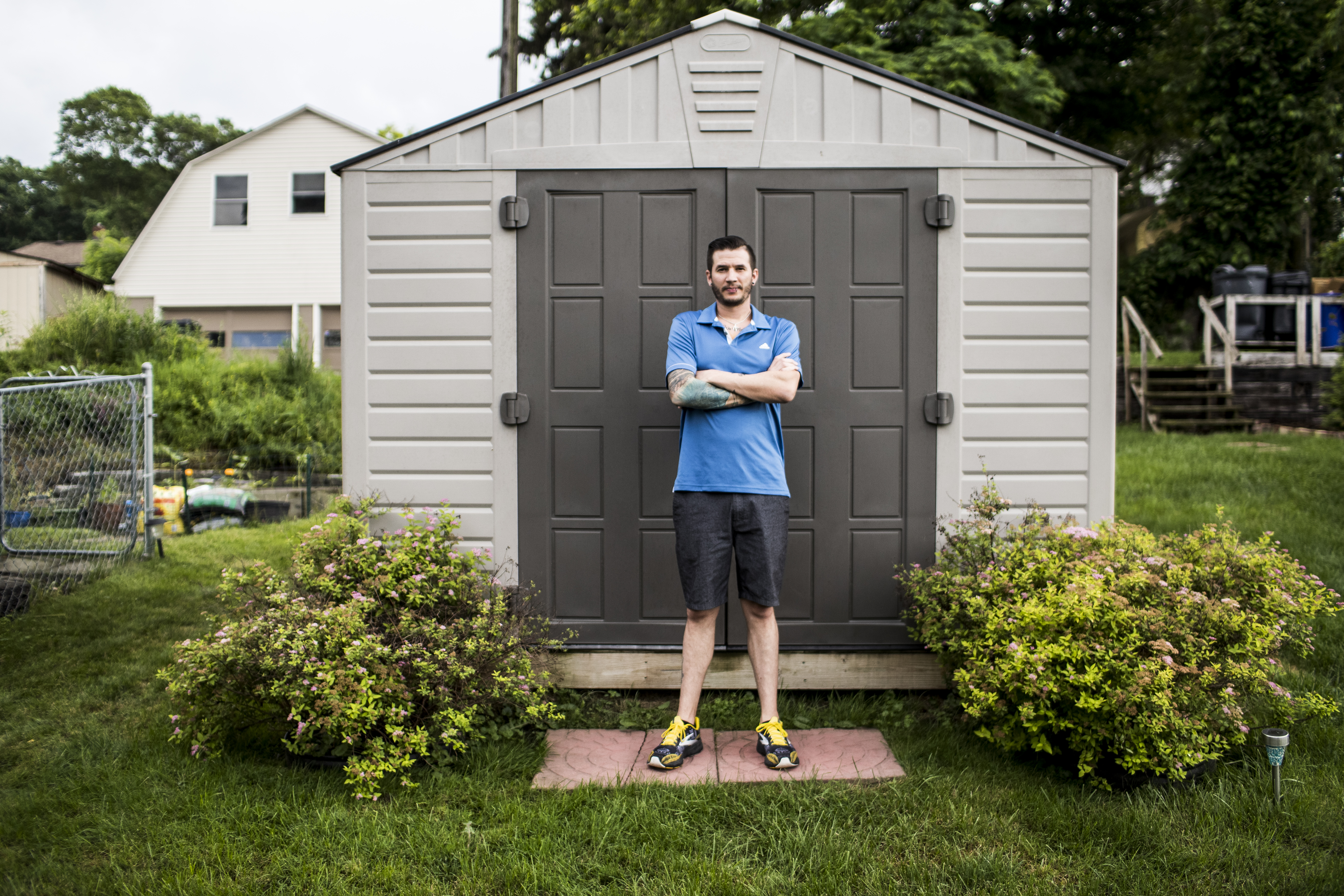 Josh Sinisi at his Pittsburgh, Pa. home. June 14, 2021  Sean Simmers |ssimmers@pennlive.com