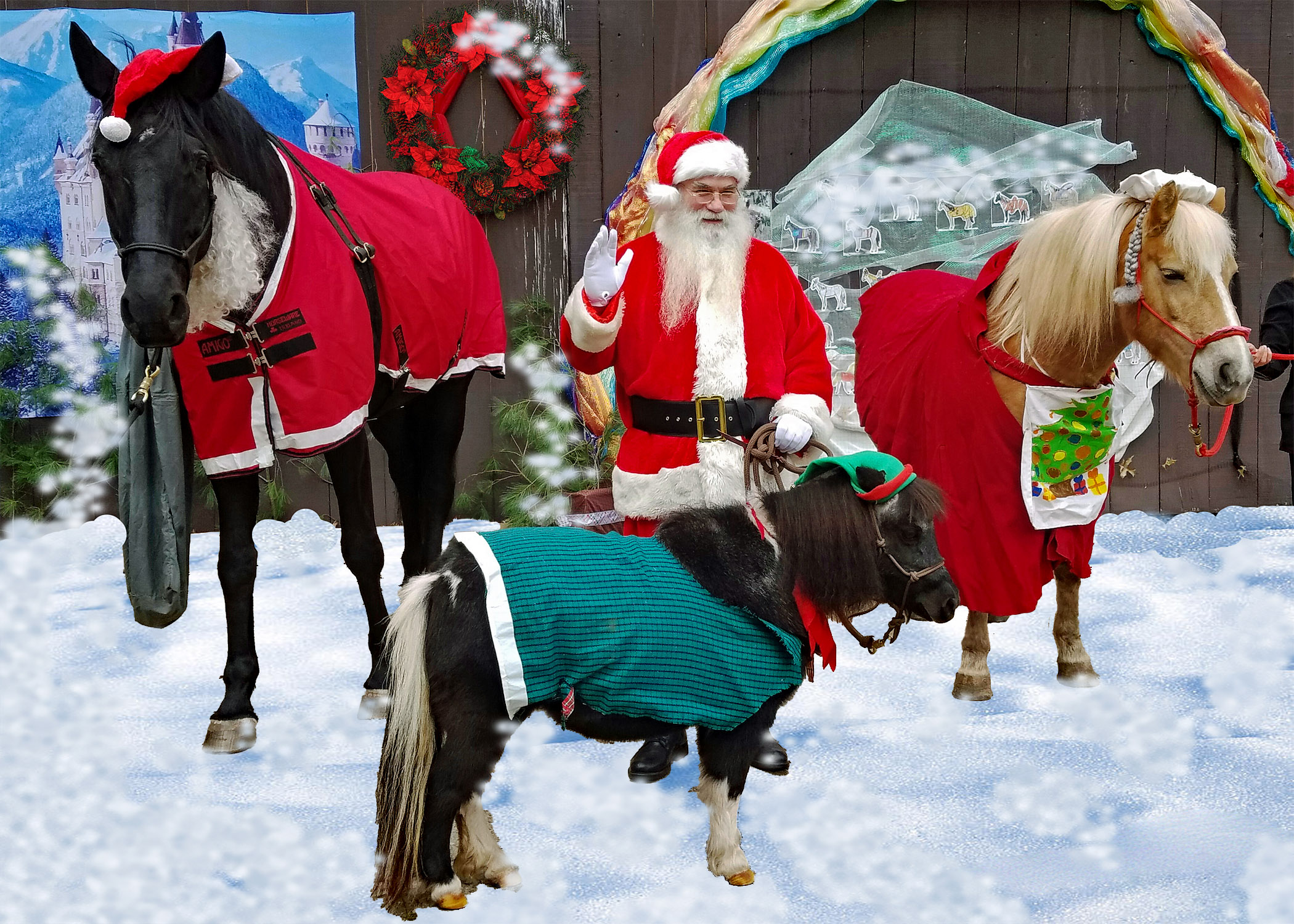 Santa and team of horses will visit Journey's End Farm - nj.com