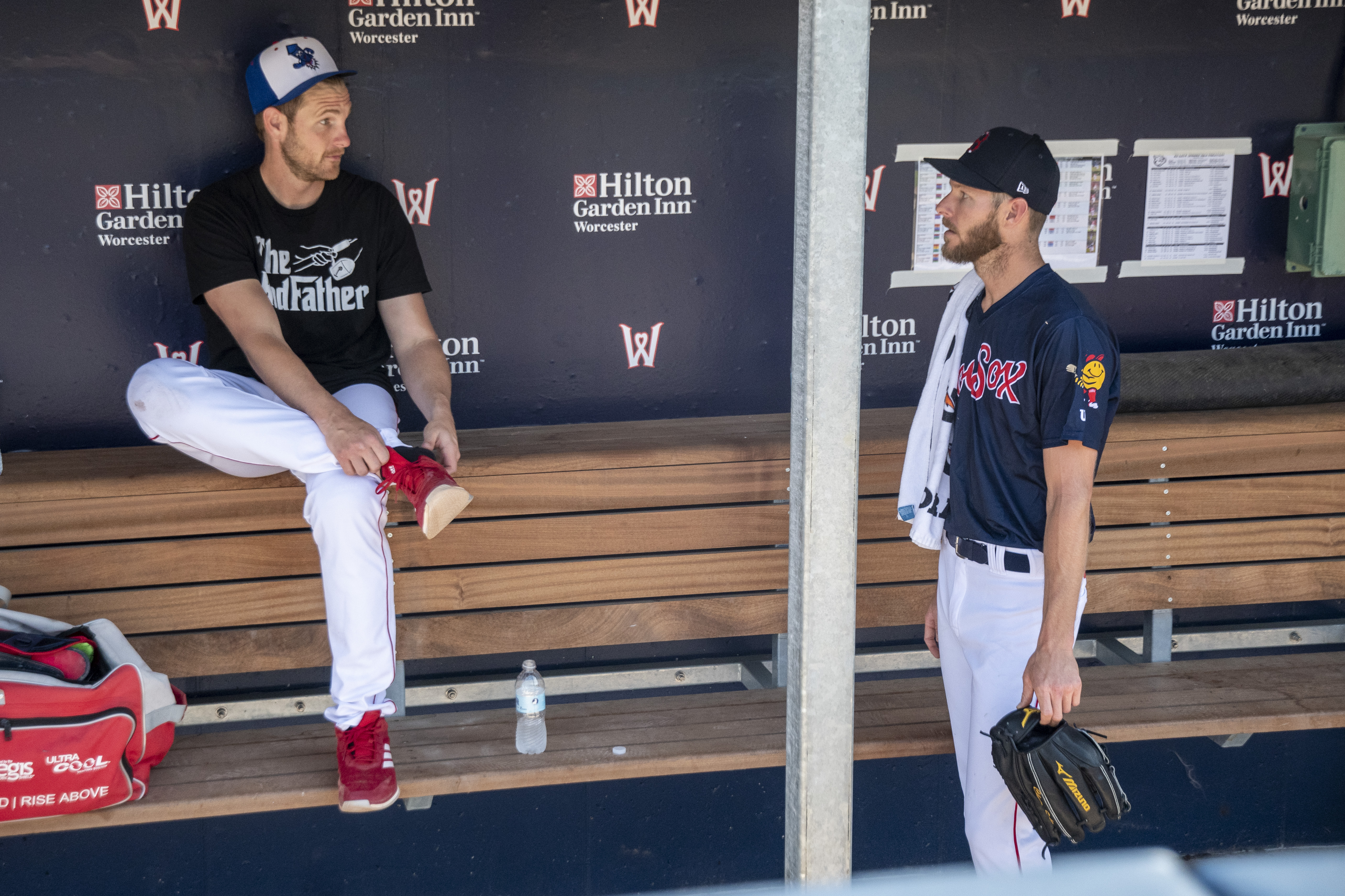 Chris Sale strikes out three over two innings for WooSox in first