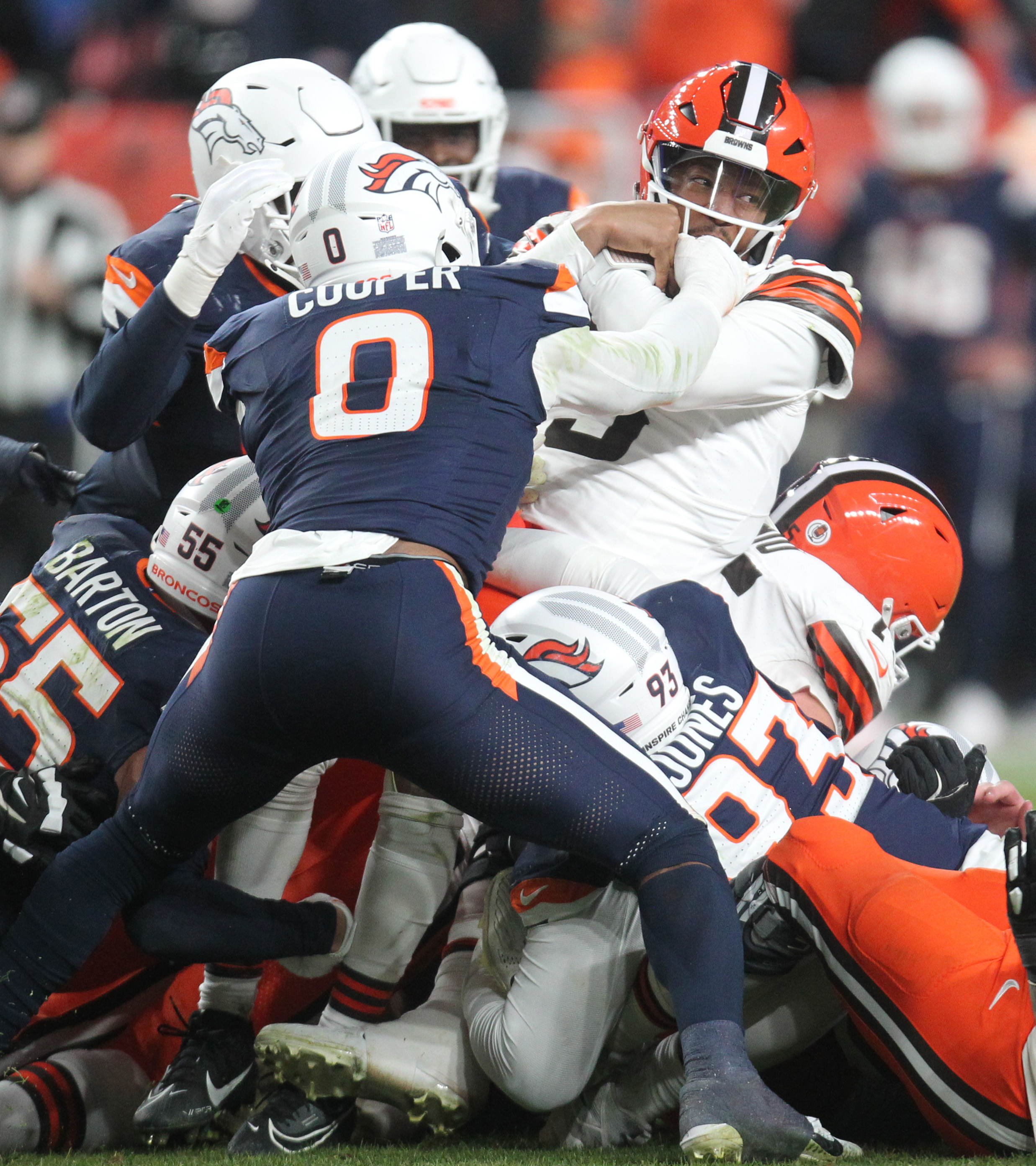 Cleveland Browns quarterback Jameis Winston vs. Denver Broncos