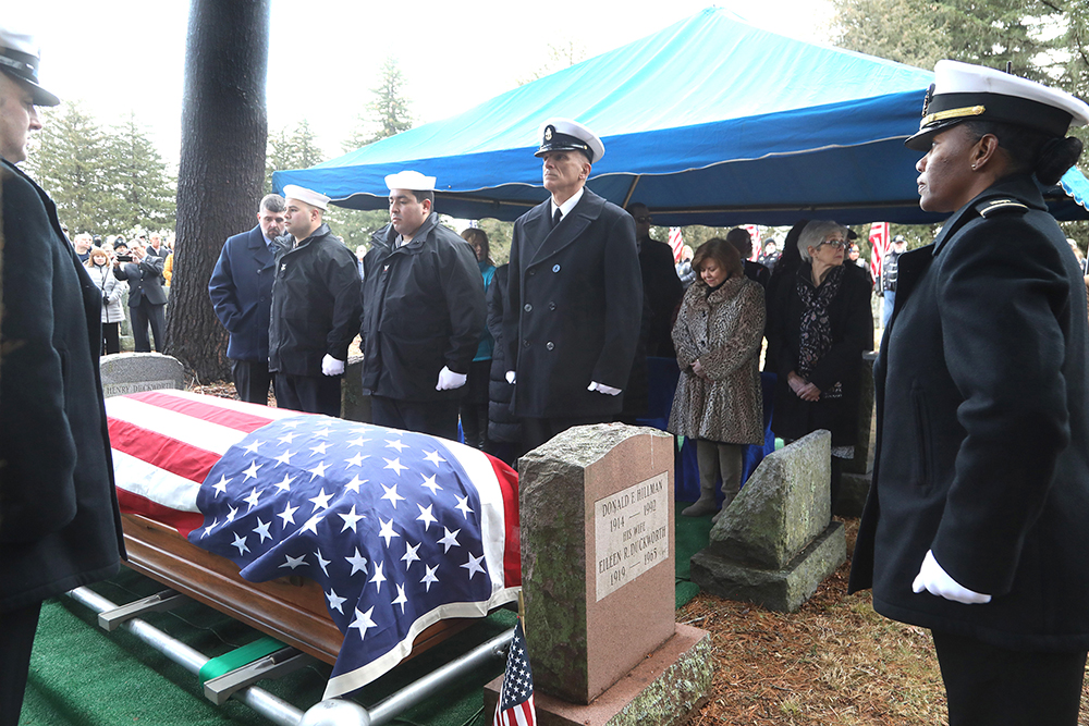 The burial of Holyoke native Pharmacist’s First Mate 2nd Class Merle ...