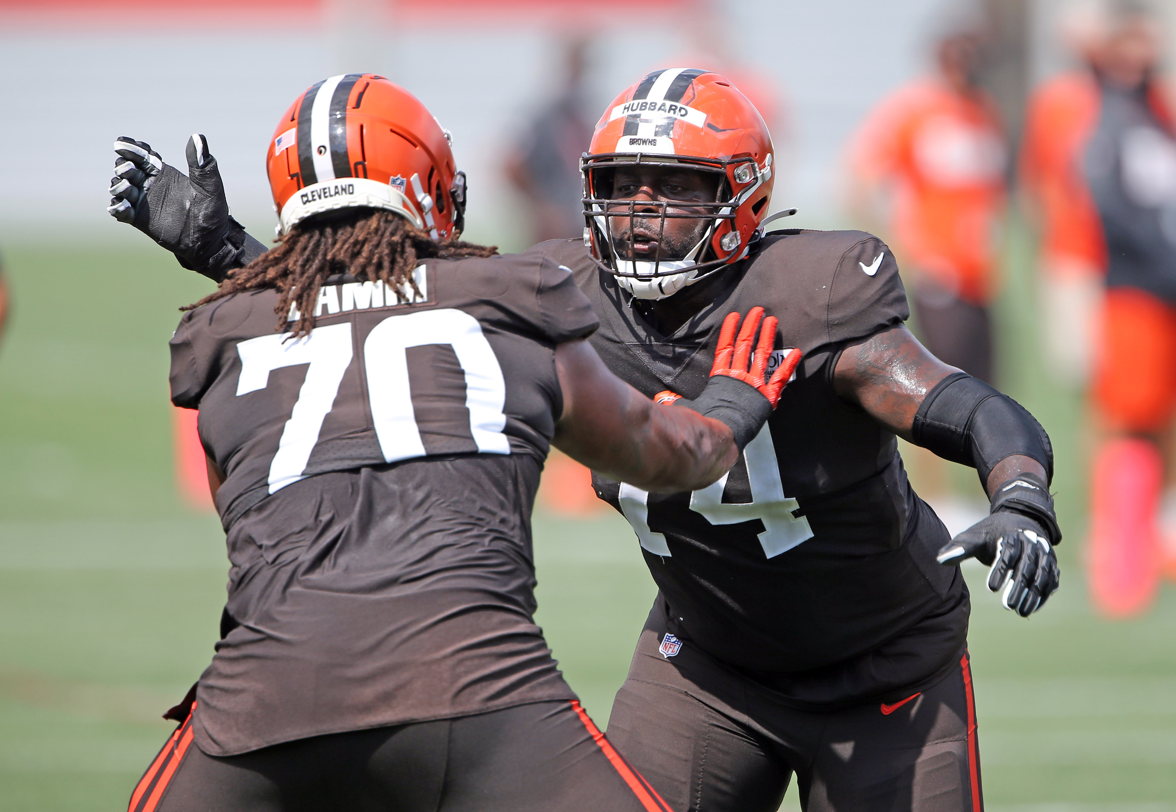 Browns tackles Kendall Lamm, Chris Hubbard honored to help lead Browns'  social justice efforts 