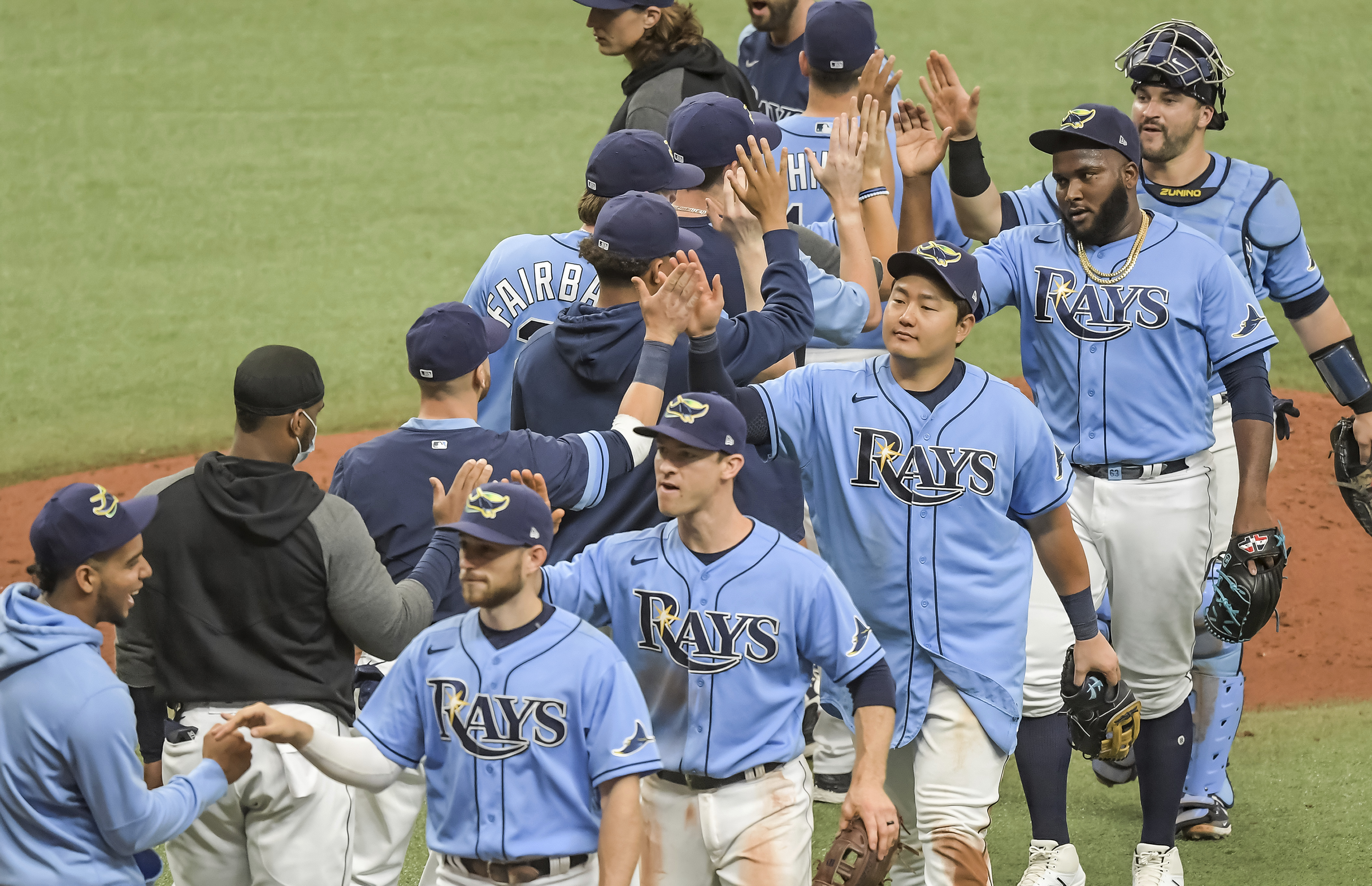 New Large Tampa Bay Rays Baseball Jersey