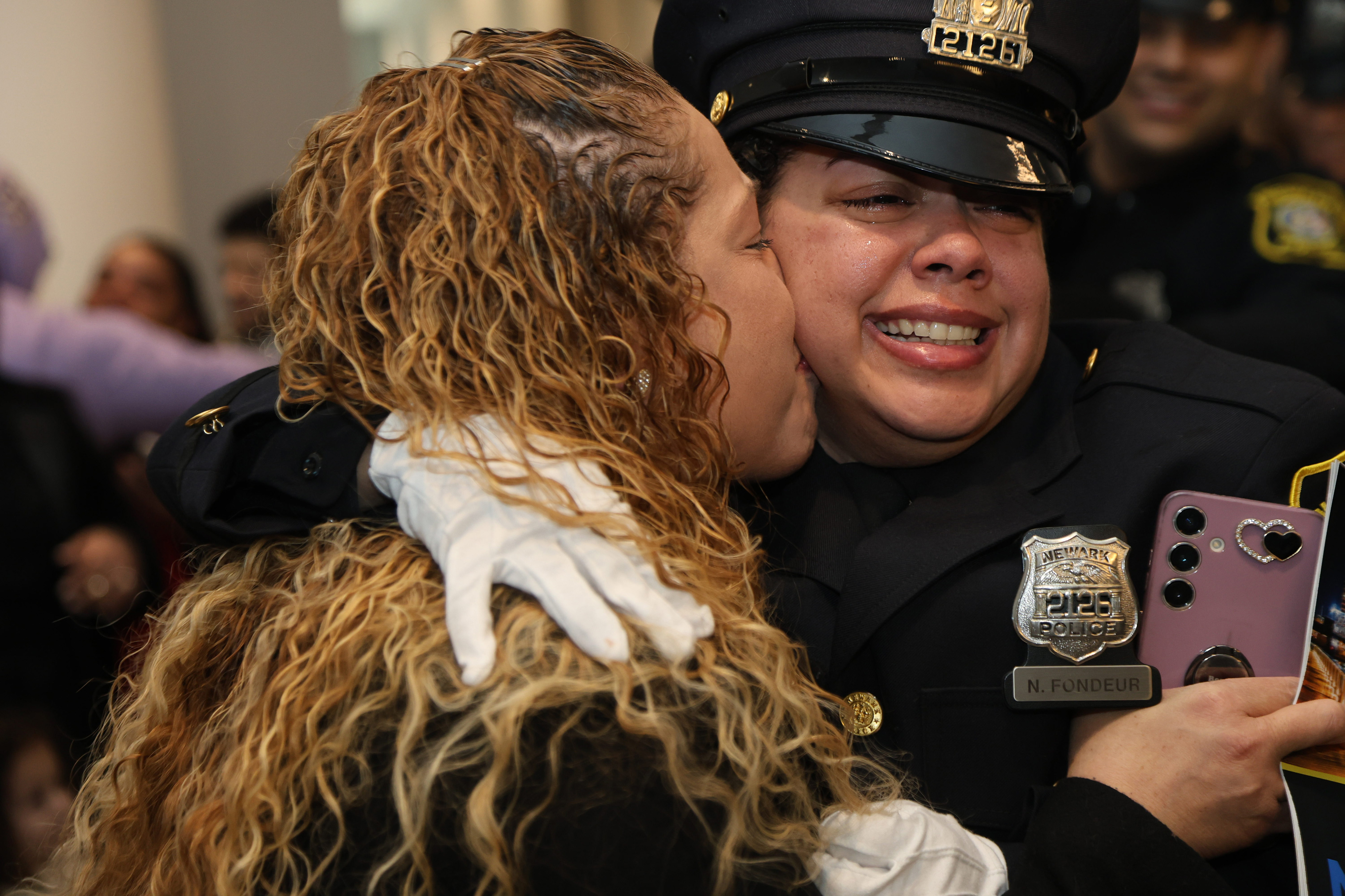 The graduation ceremony for the new class of Newark Police officers ...