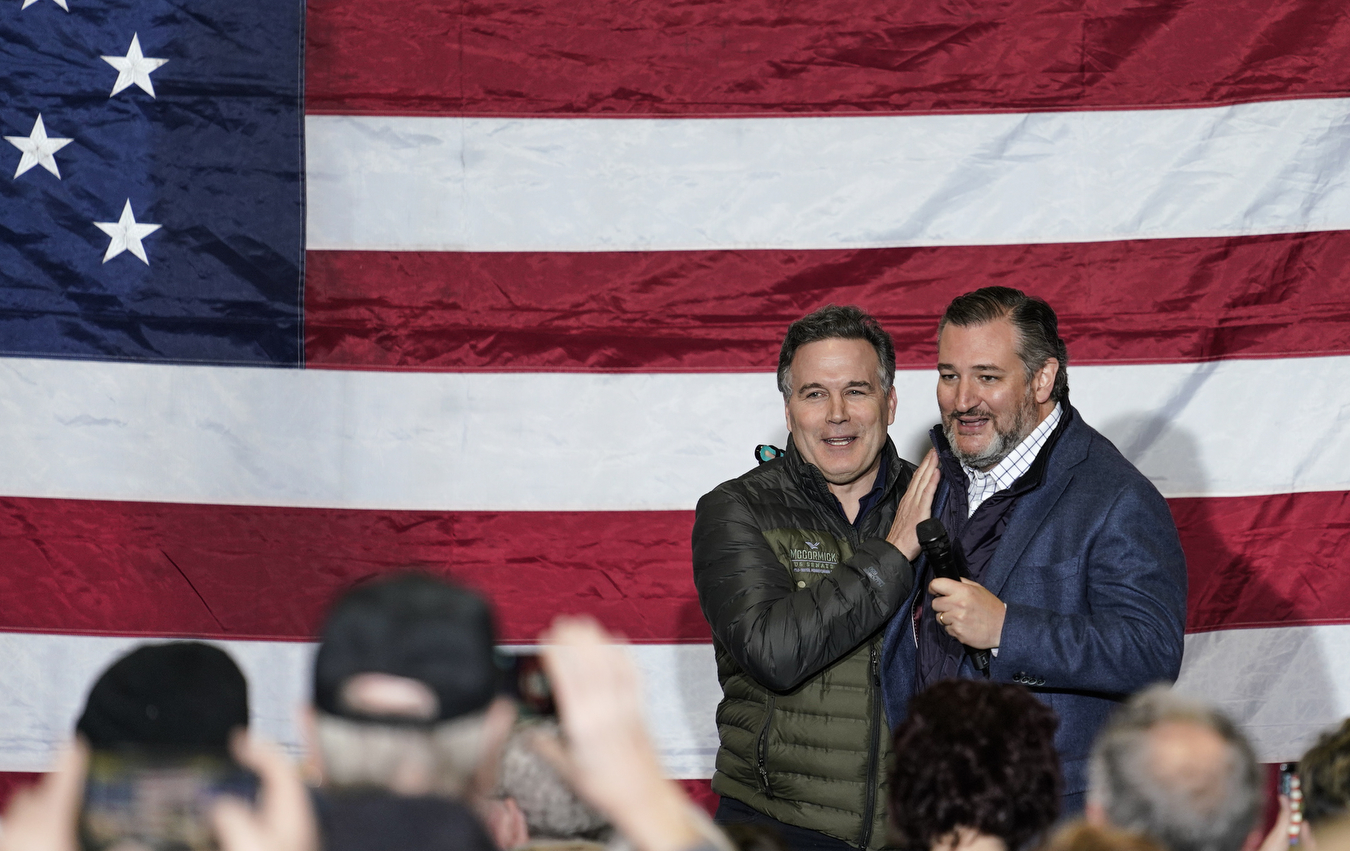 Dave McCormick, Sen. Ted Cruz hold a joint rally in North Whitehall Twp ...