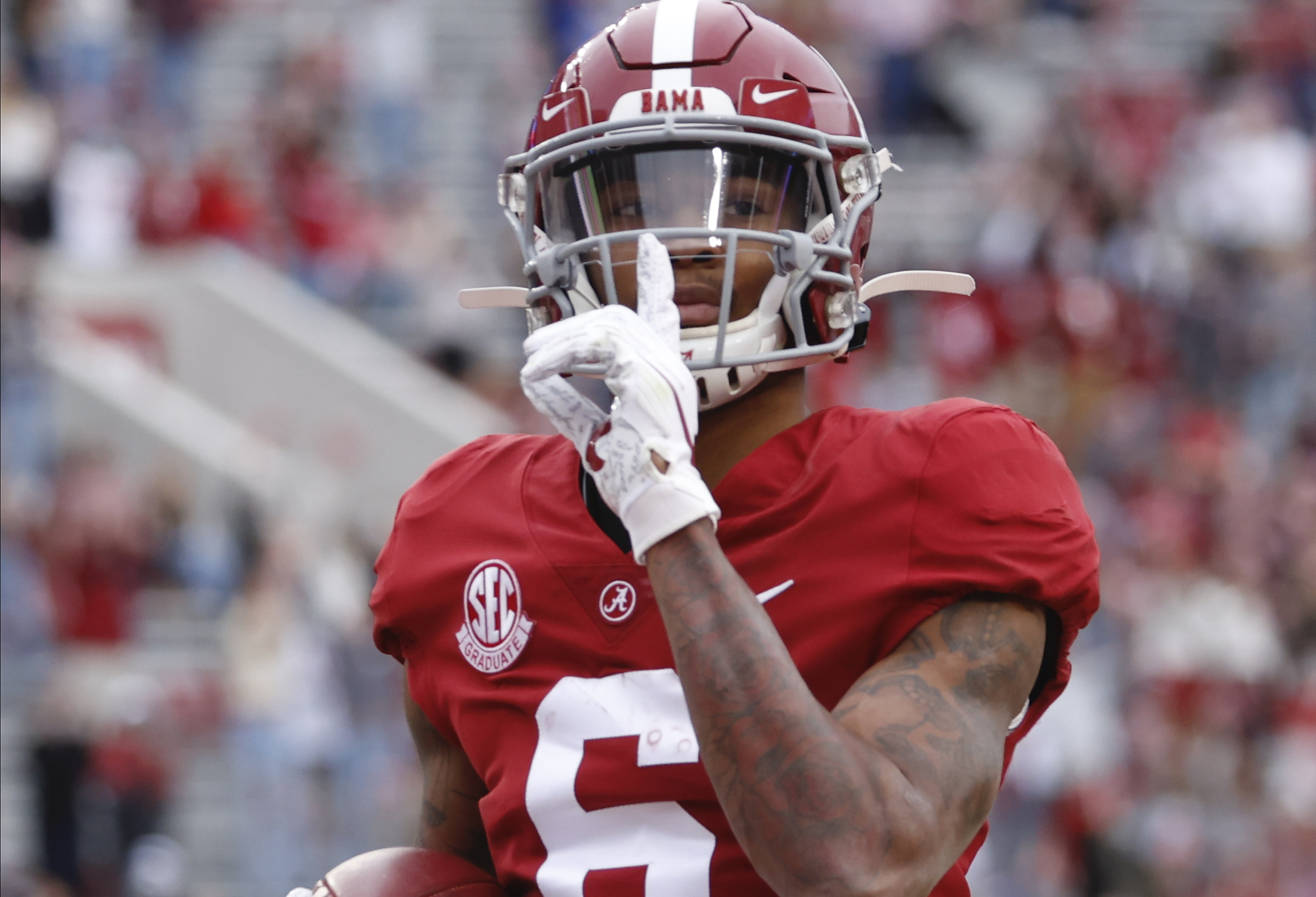 WATCH: DeVonta Smith credits 'Bama' for him and Jalen Hurts' mentality - On3