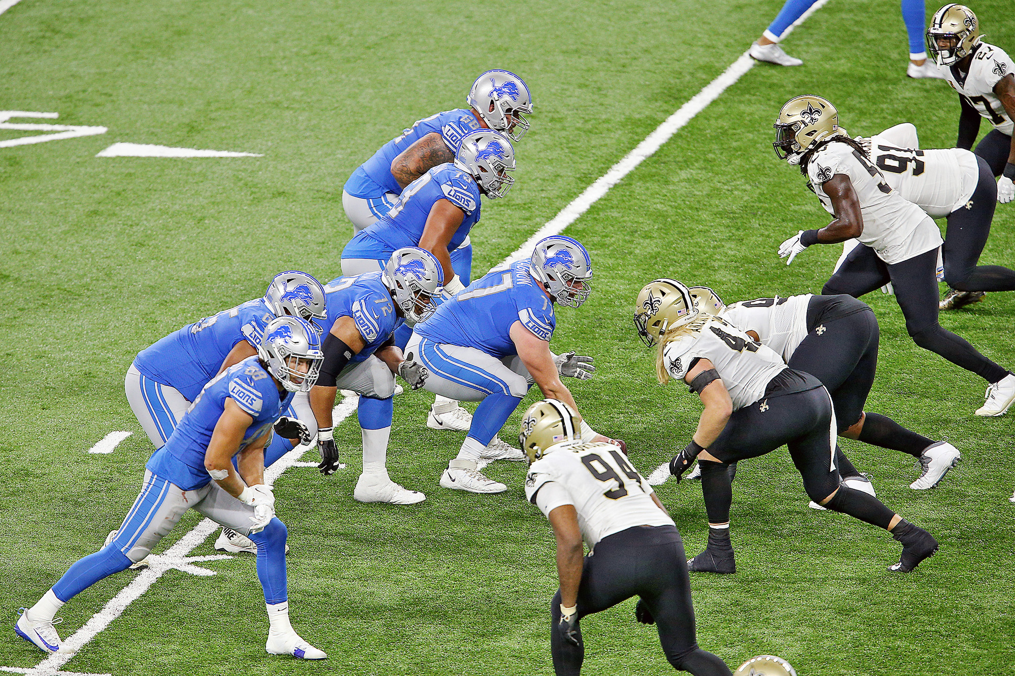 What OL options do the Lions have if LT Taylor Decker can't play?