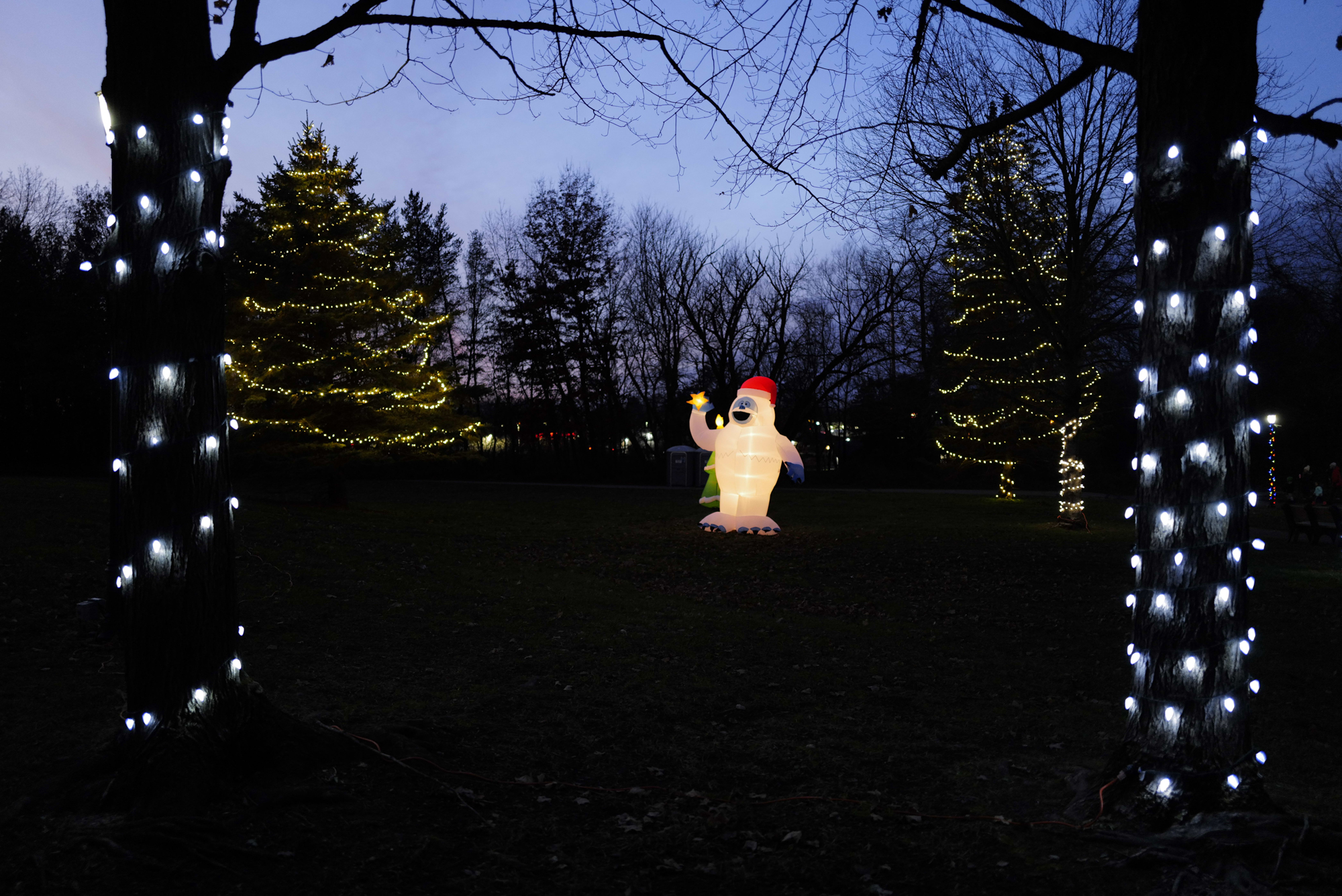 Portage tree lighting ceremony