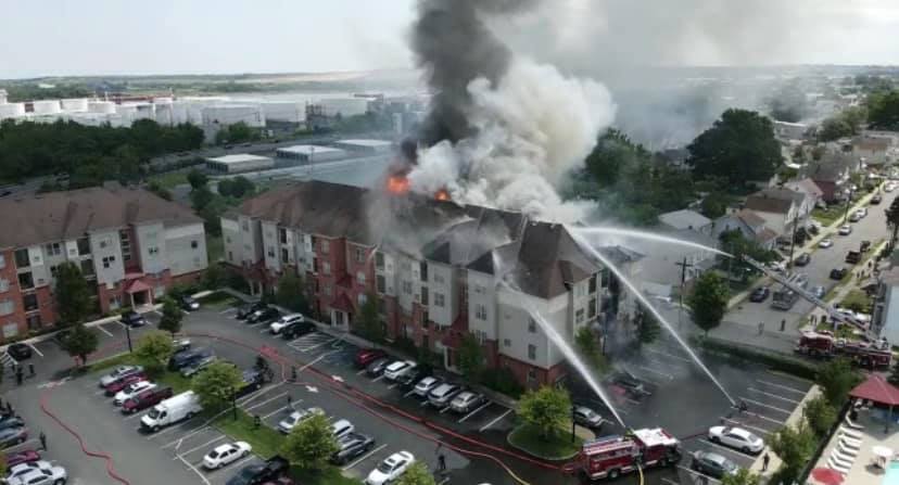 More than 20 families displaced after devastating fire at N.J. apartment  complex 