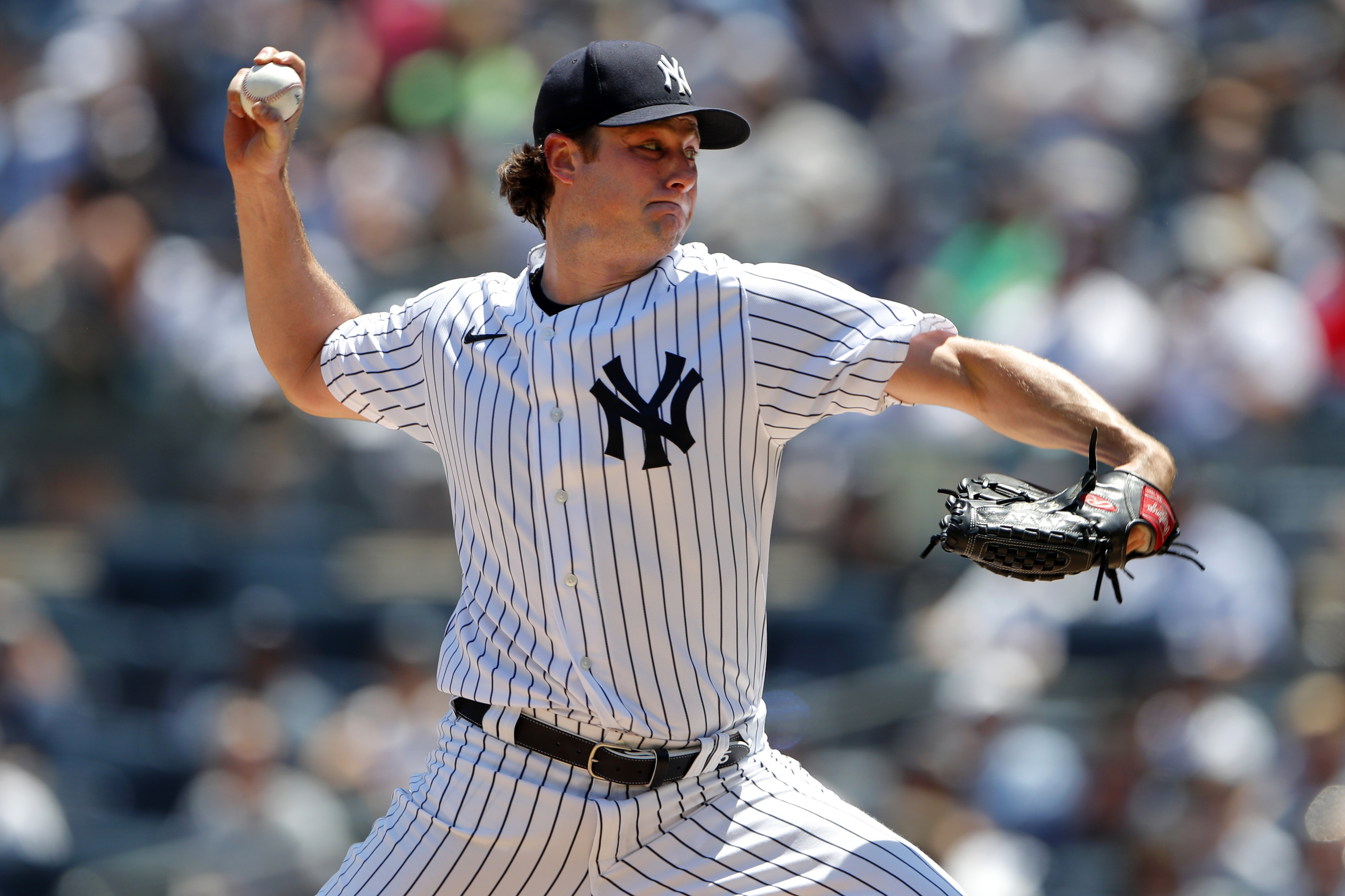 Behind solid start from Gerrit Cole, Yankees take opener from Guardians