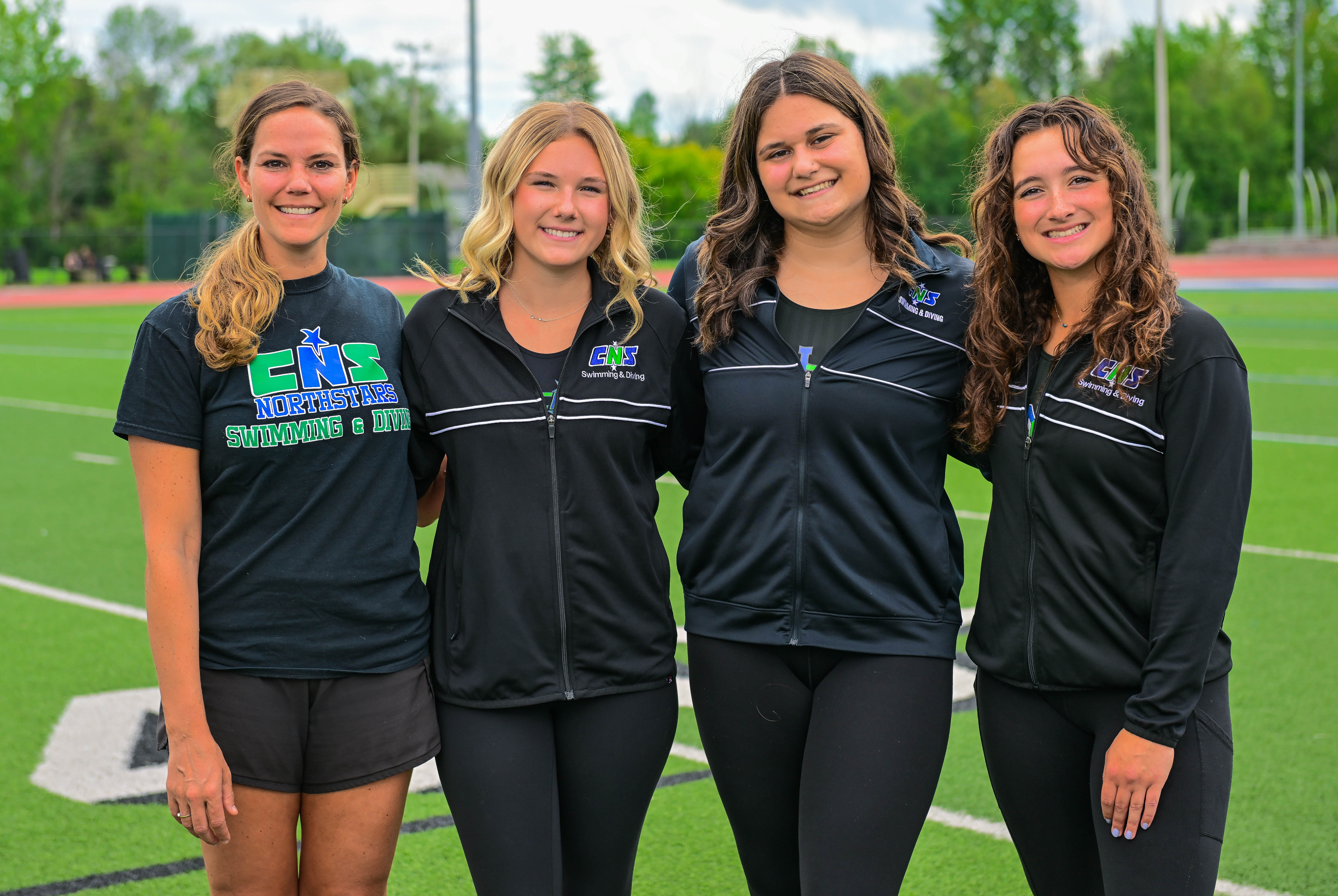 Section III girls swimming media day fun 2023