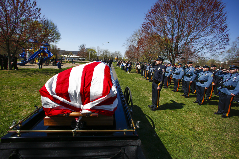 Funeral for Phillipsburg police officer Dominic 'Dom' Belcastro