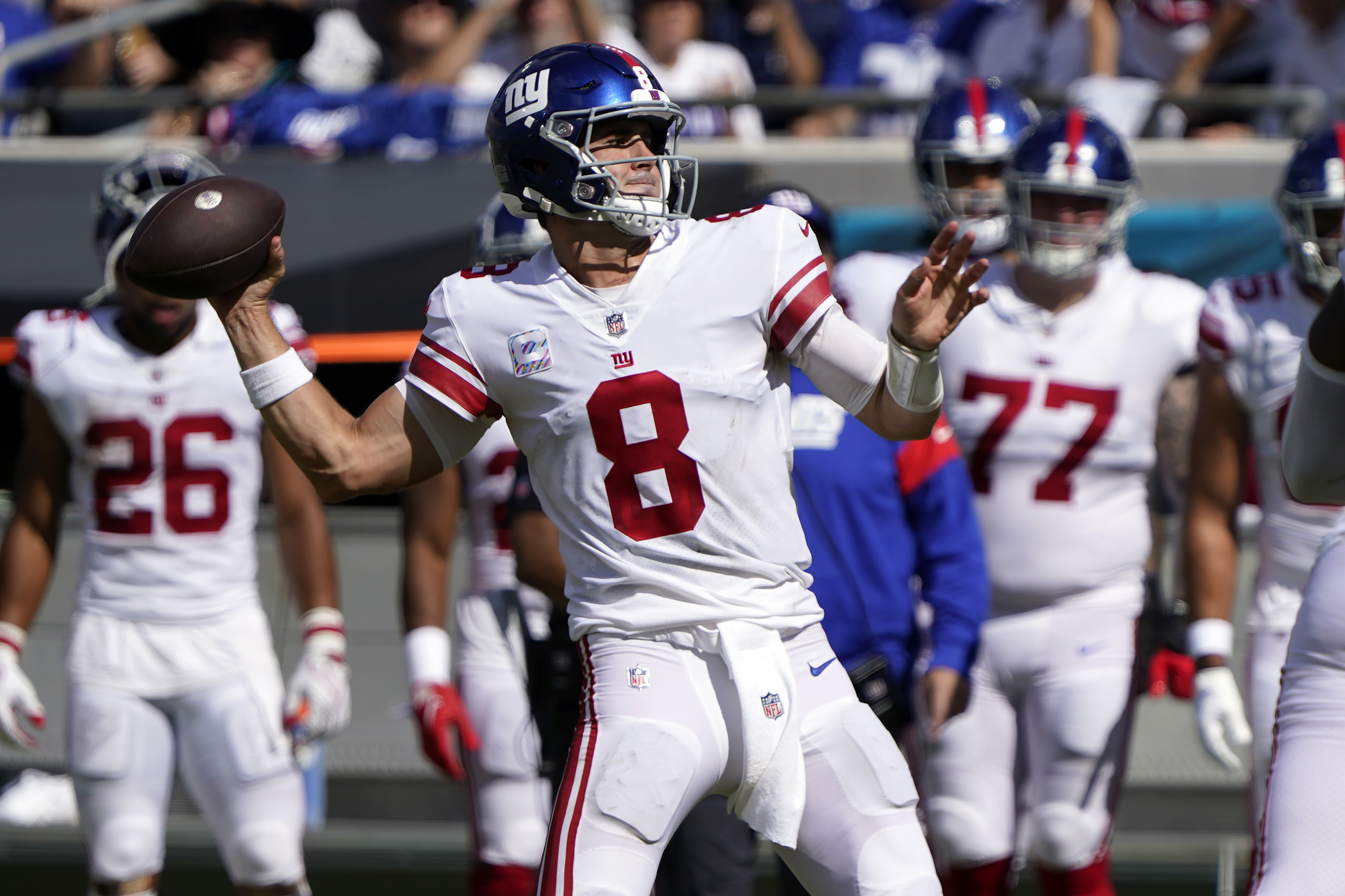 Giants show positive signs pointing to Daniel Jones playing vs. Packers