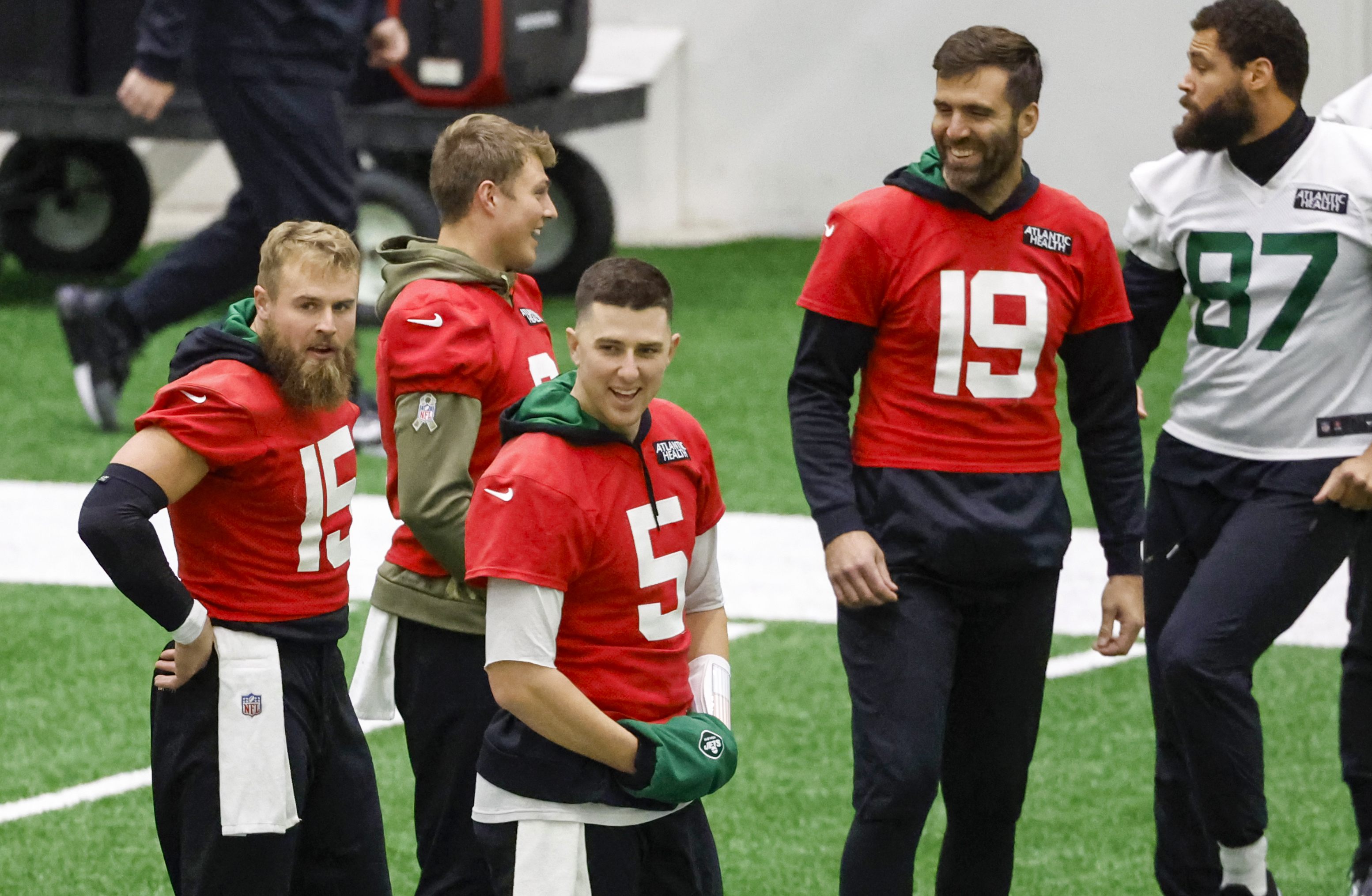 N.Y. Jets practice before NFL Week 13 game in Minnesota 