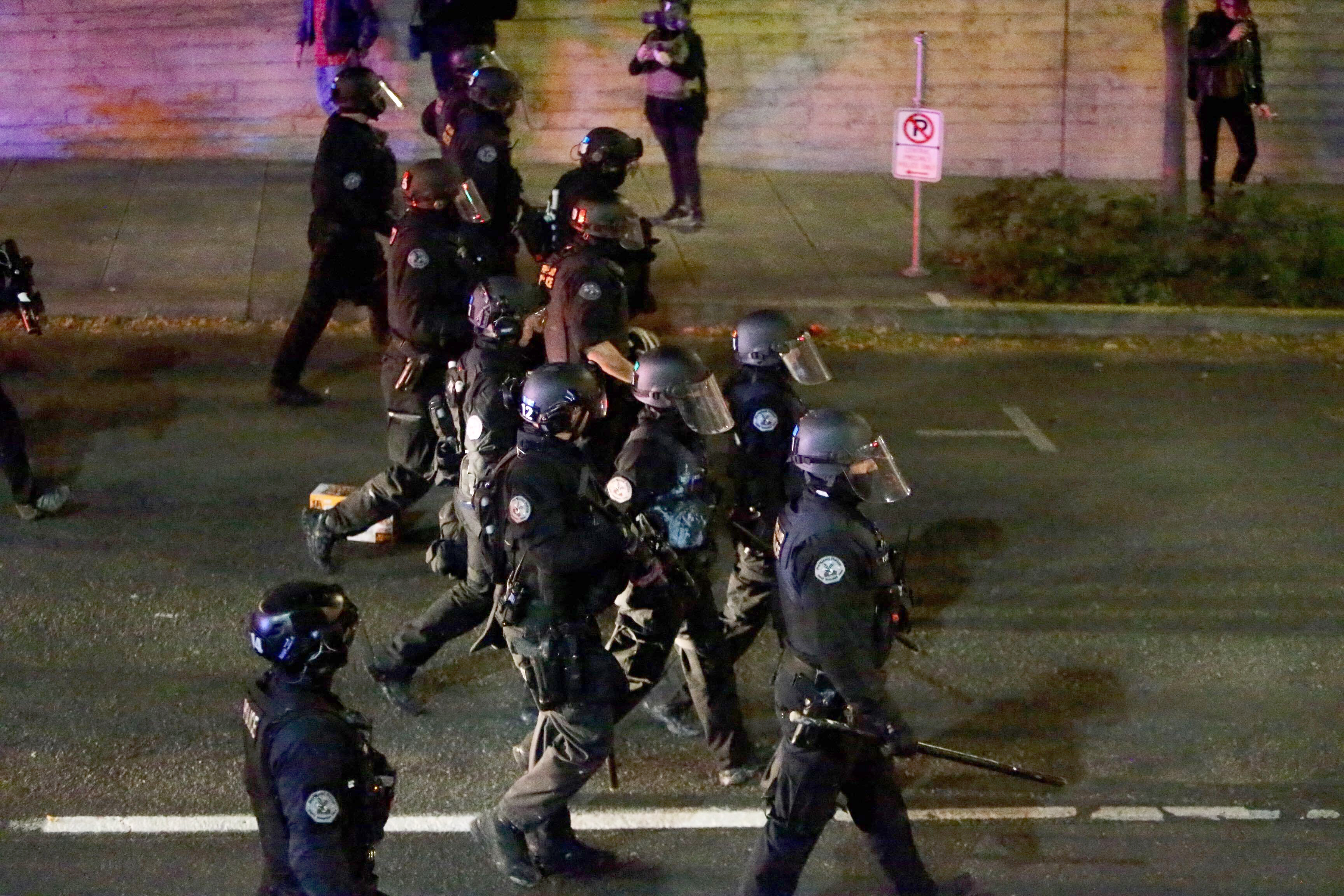 77th night of Portland protests returns to downtown Justice Center ...