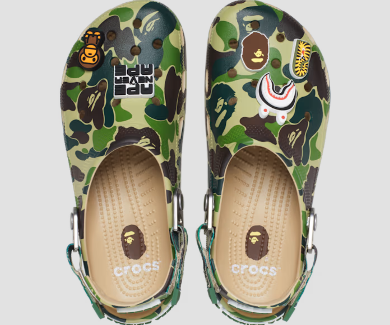 A BATHING APE®︎ × Crocs Clog ジビッツ Bape Crocs Clog Release Date | SneakerNews.com