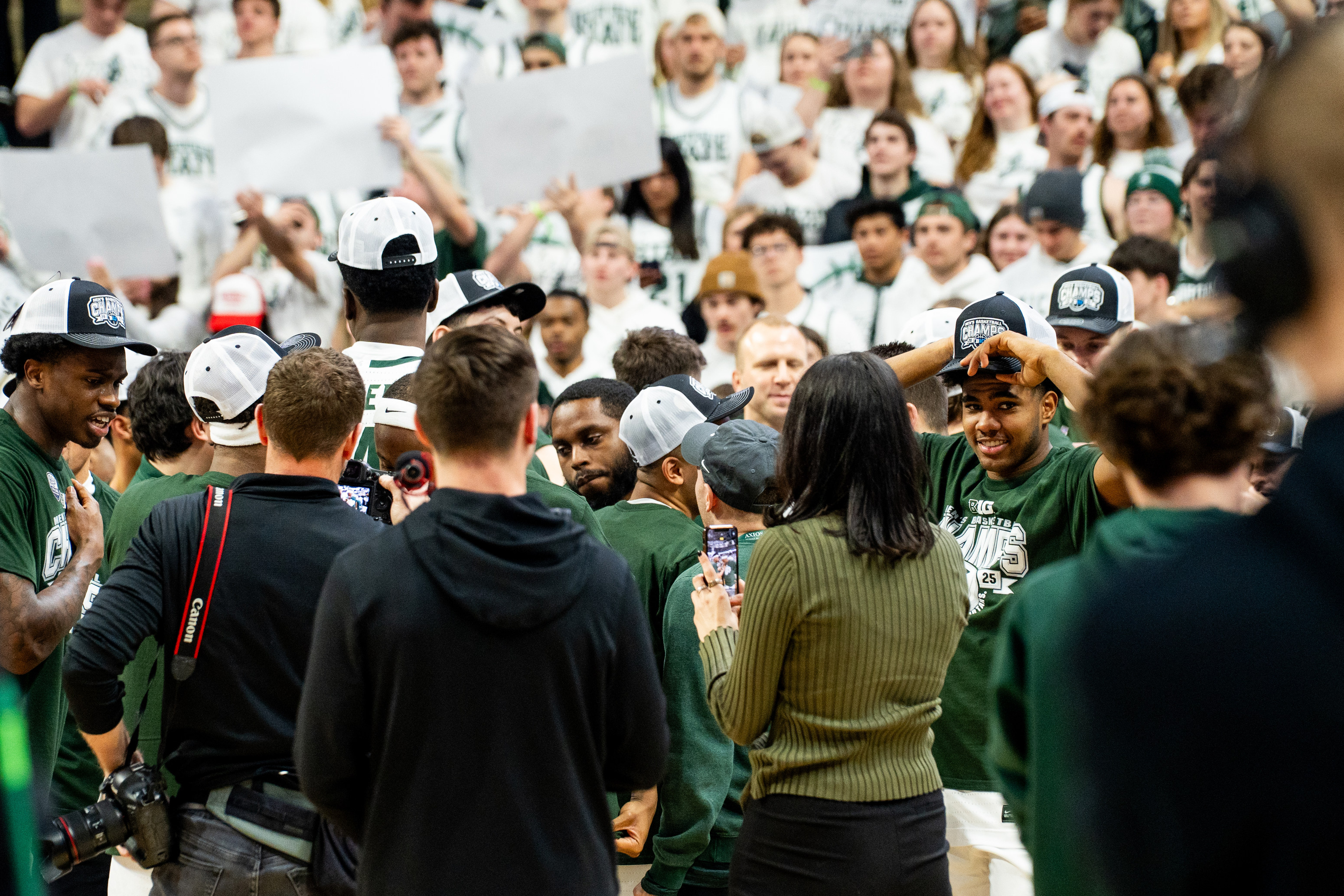 Michigan State celebrates outright regular season Big Ten title - mlive.com
