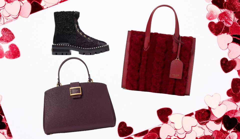 Kate Spade has hundreds of handbags and shoes on sale, and they’re perfect for Valentine’s Day.
