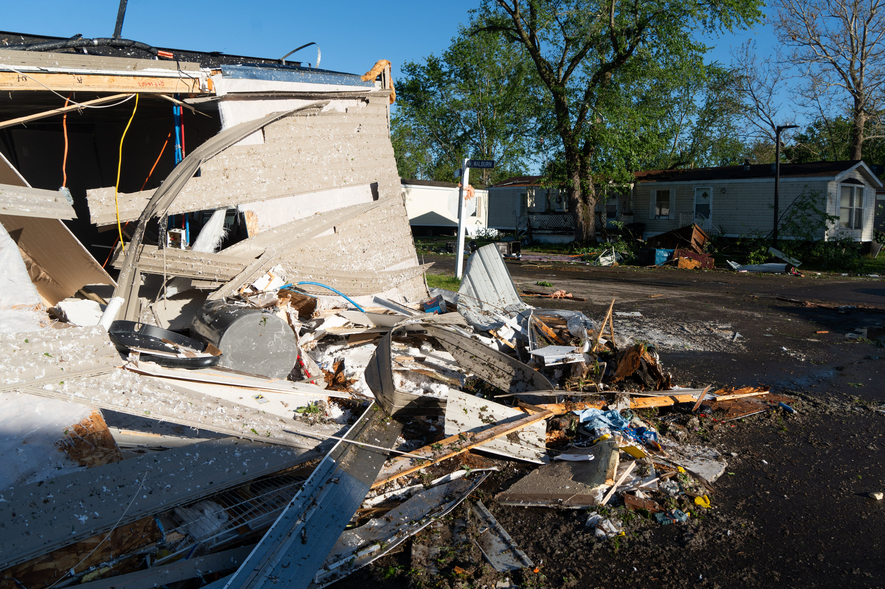 Aftermath of potential tornadoes at Pavilion Estates - mlive.com