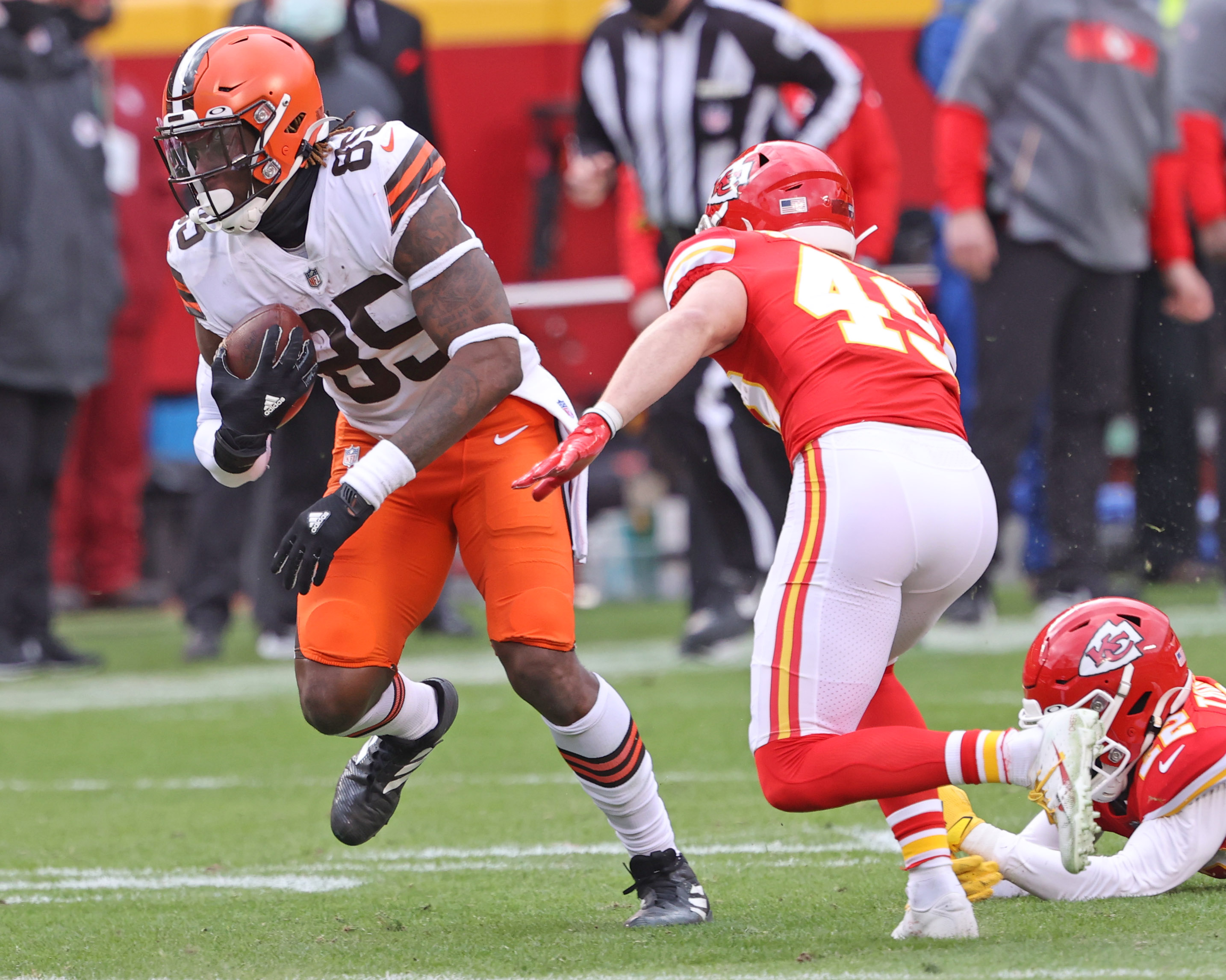 Cleveland Browns rally but fall short in 22-17 loss to Kansas City