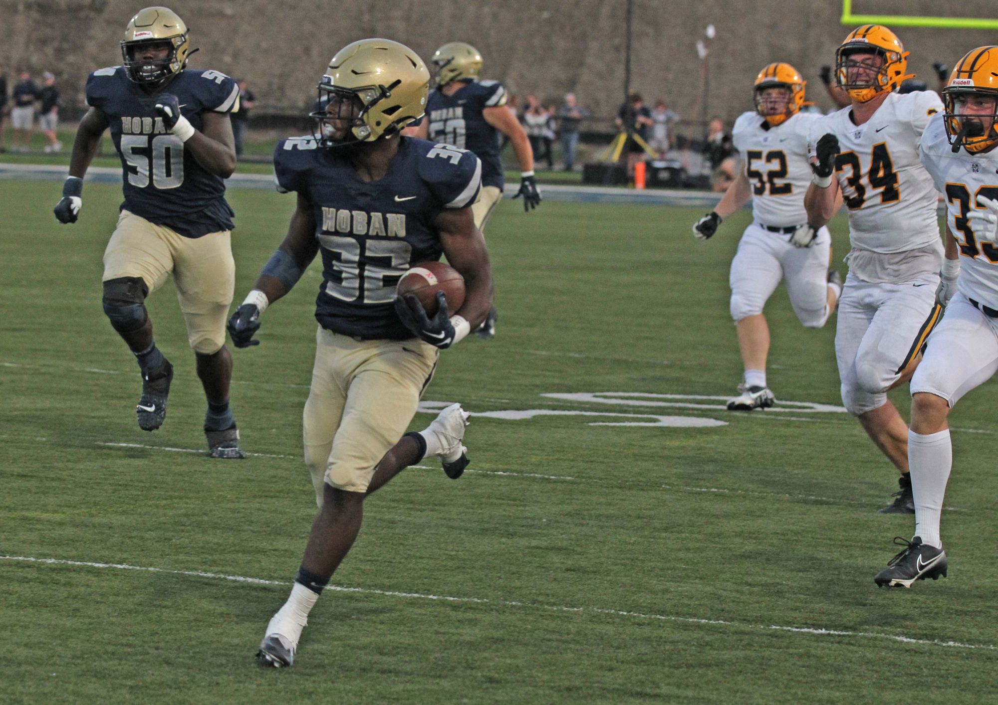 St. Ignatius at Archbishop Hoban high school football, September 16 ...