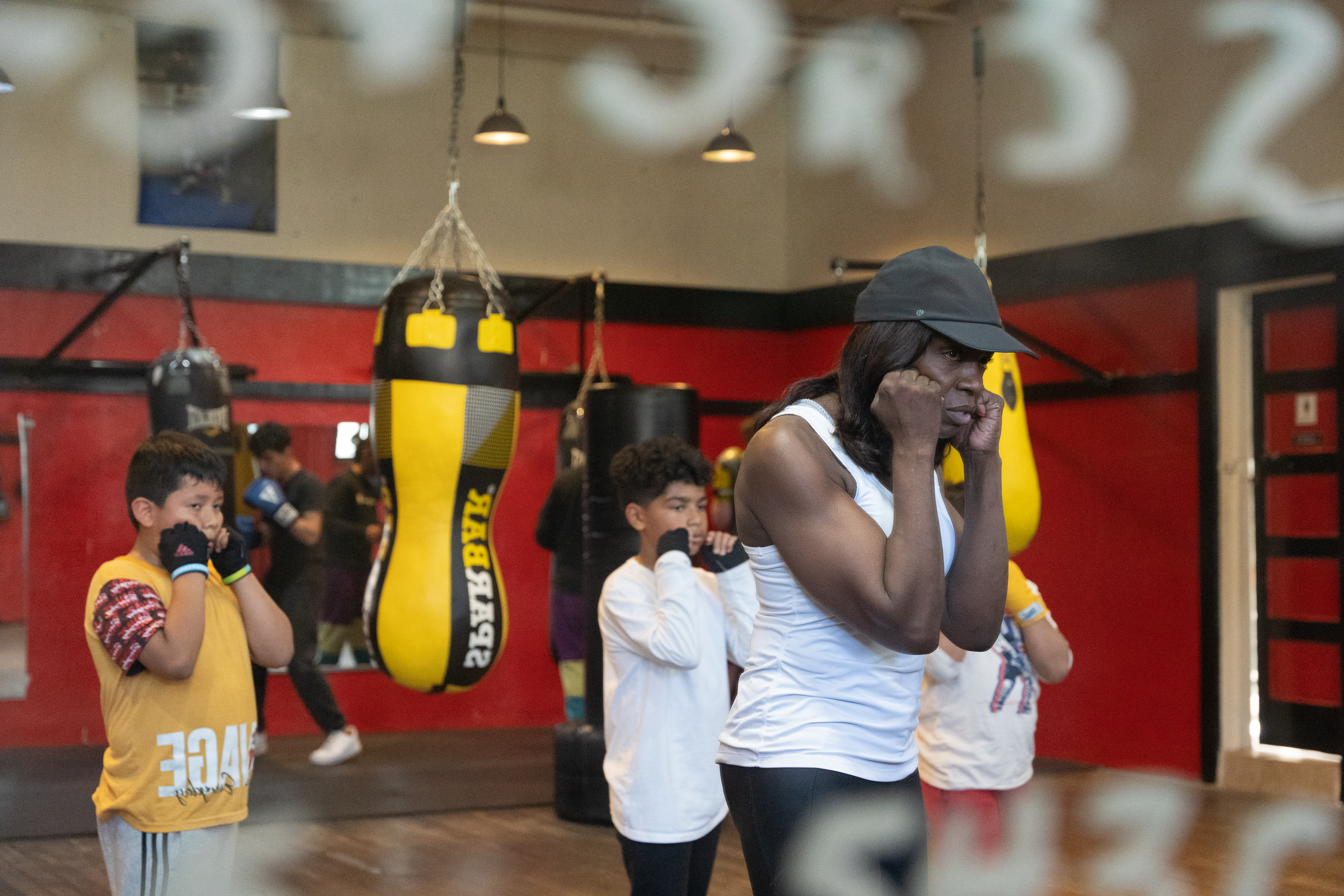 Maddison Van Der Mark teaches boxing at New Jersey Give a Kid a Dream 