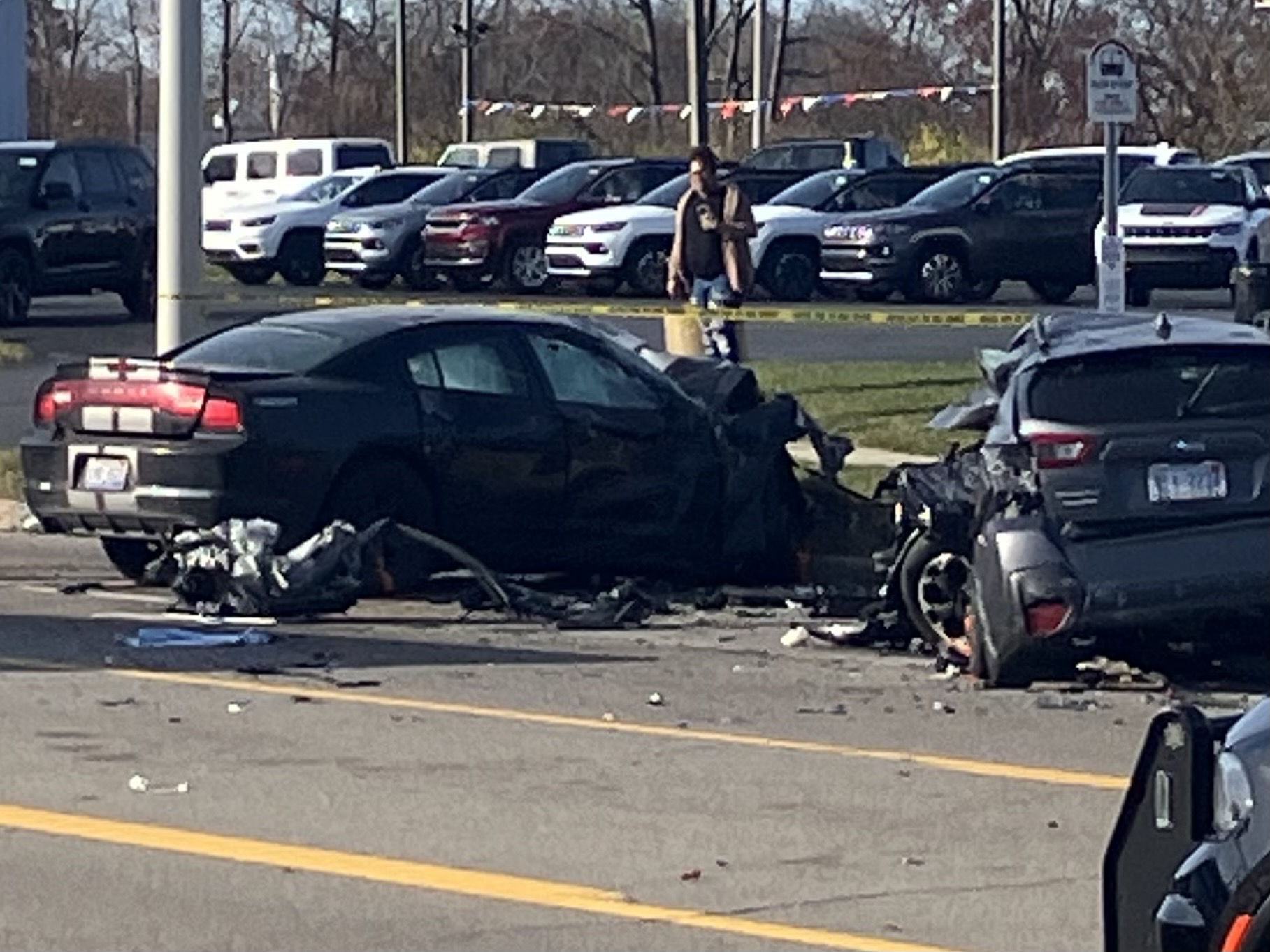 3-vehicle crash blocks traffic on Stadium Drive in Kalamazoo 