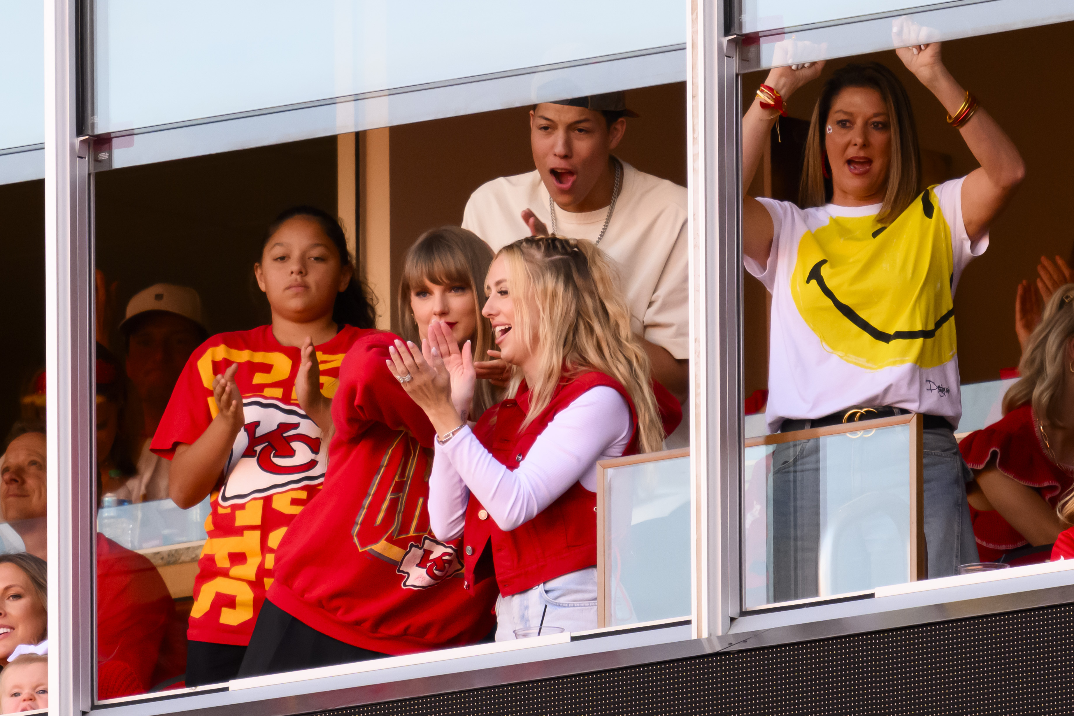 Taylor Swift And Jackson Mahomes At Chiefs vs Chargers