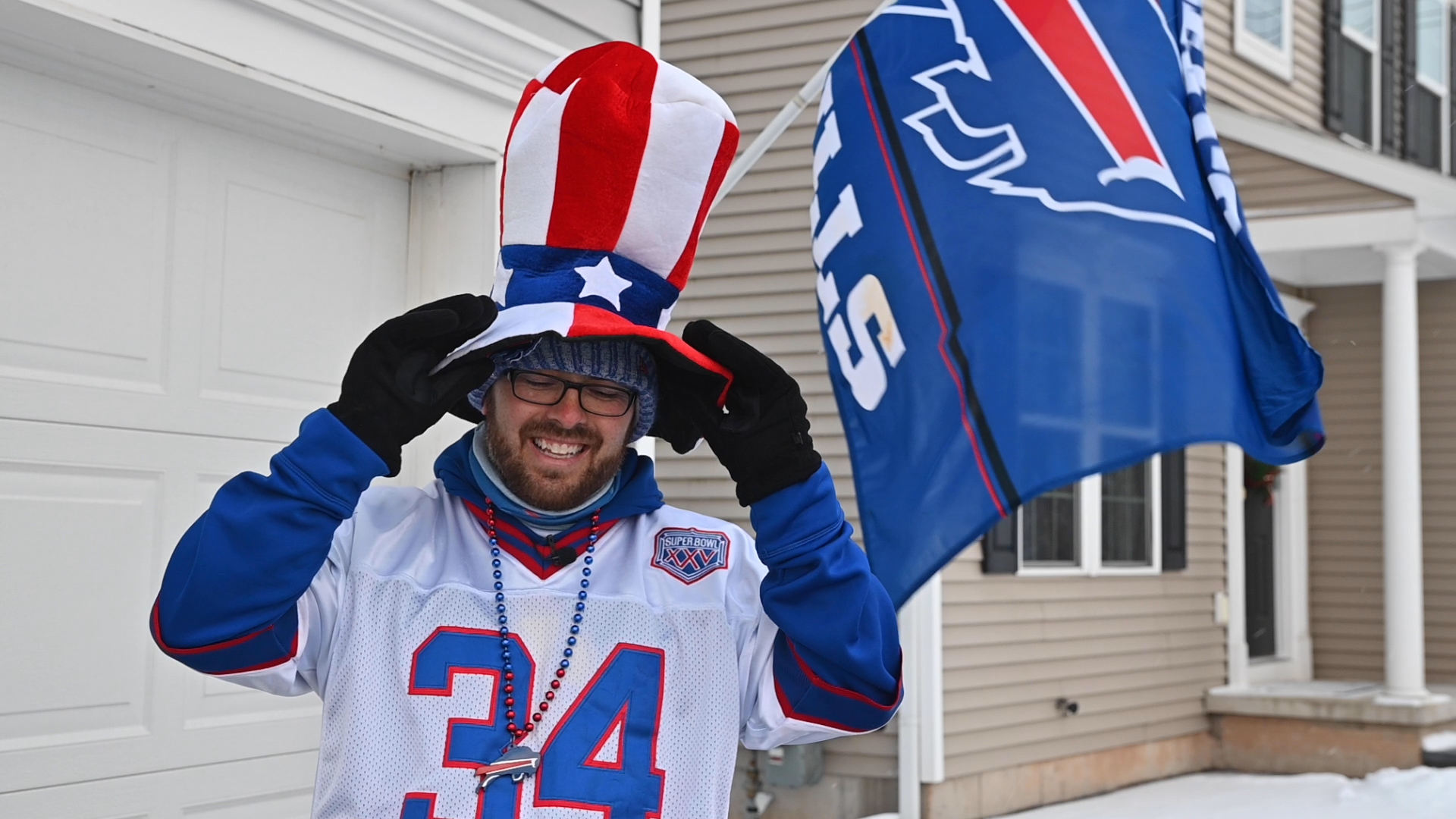 Buffalo Bills fans are 'a nervous wreck' and 'eerily confident