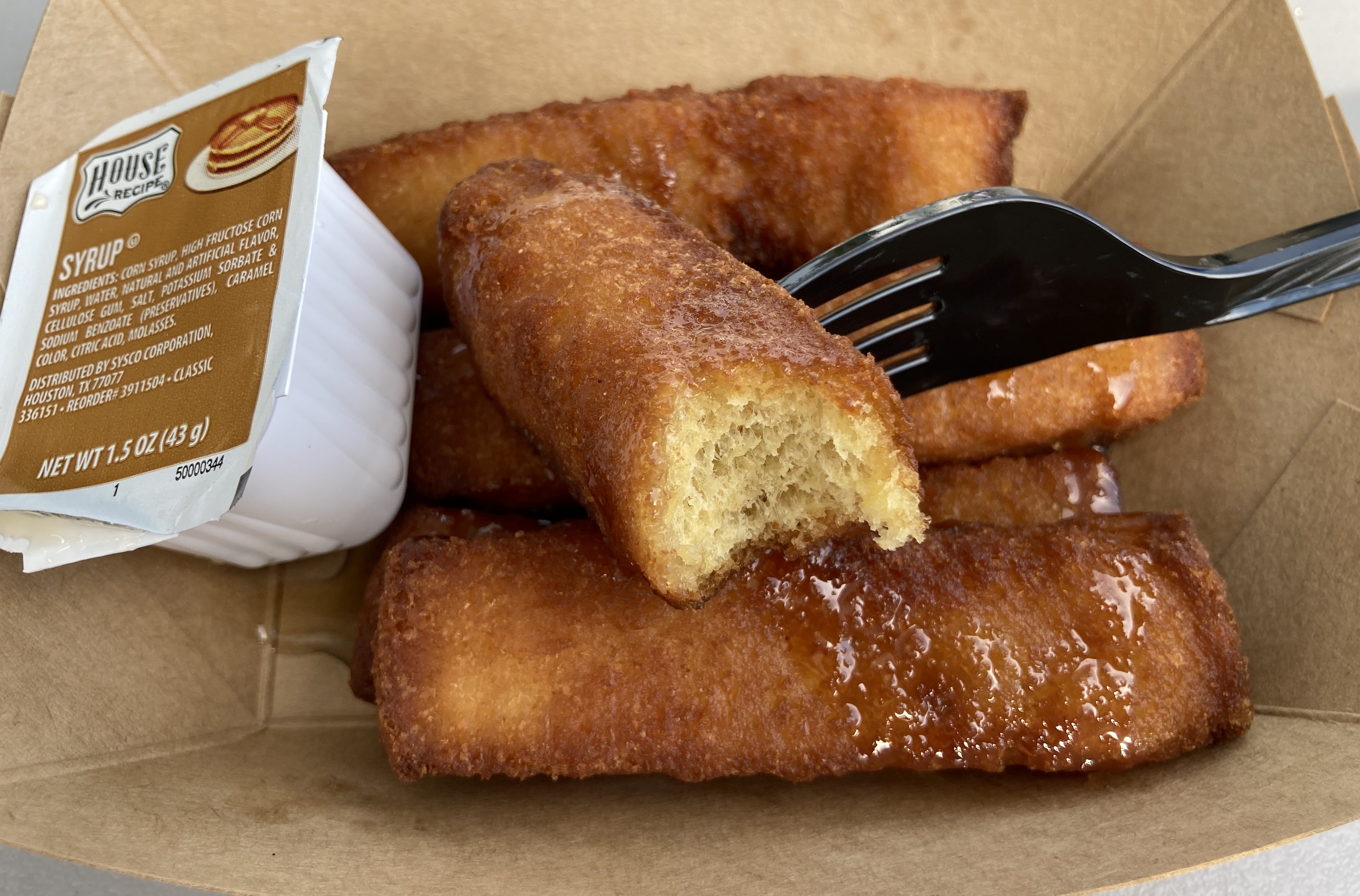 French toast sticks at Bosco's at the New York State Fair.