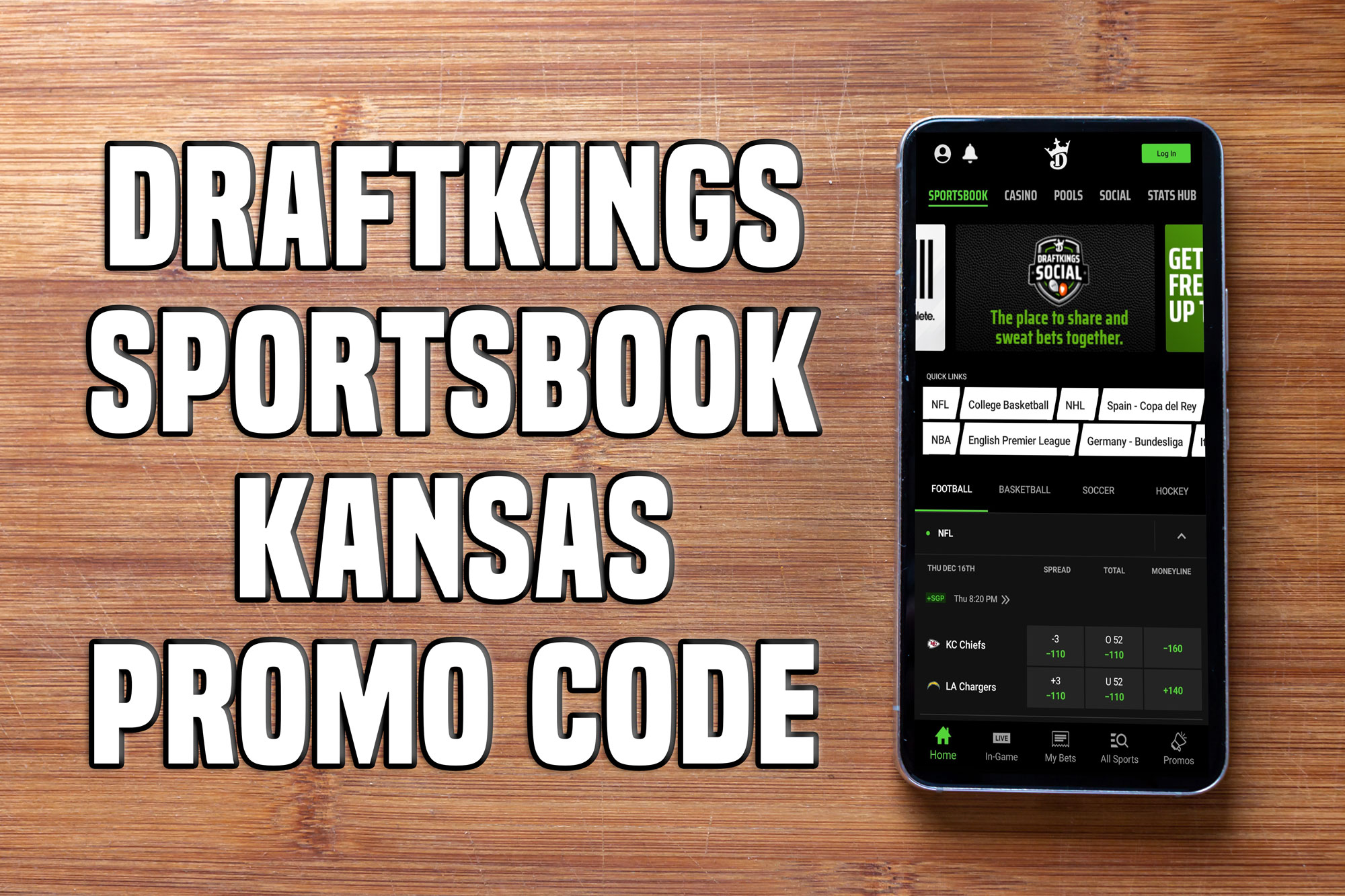 DraftKings Kansas Promo Code: $200 Win Bonus for TNF - Mile High Sports