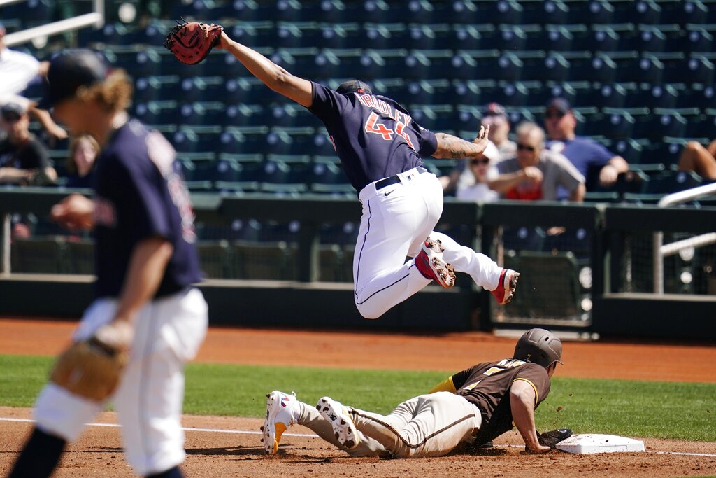 Cleveland Guardians pitchers roughed up in 25-12 spring training loss to  Texas Rangers 