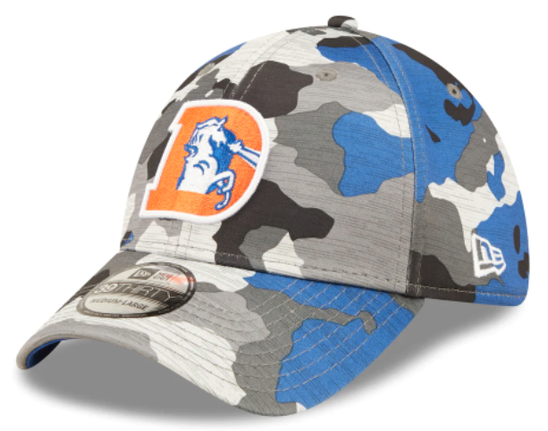 New Era, Accessories, New Era 39thirty Nfl Denver Broncos Fitted Hat  Mediumlarge Orange Gray