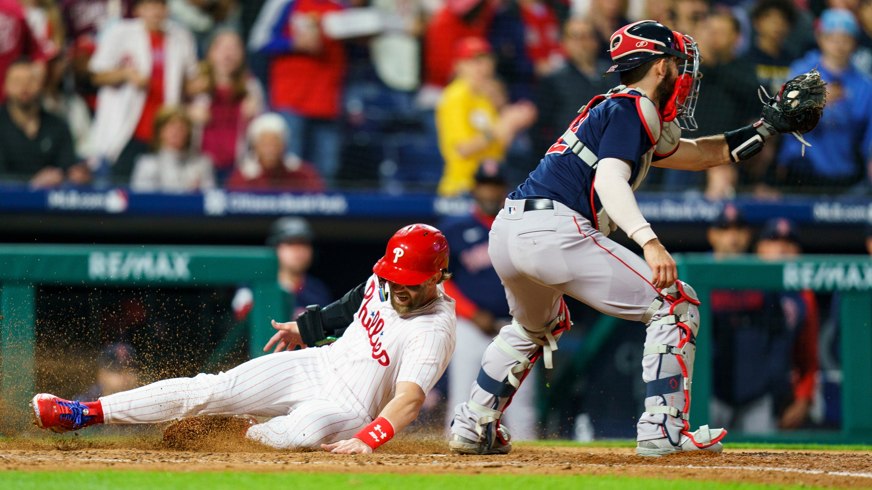 Bryce Harper injury update: Phillies star leaves game vs. Mets after being  hit by pitch - DraftKings Network