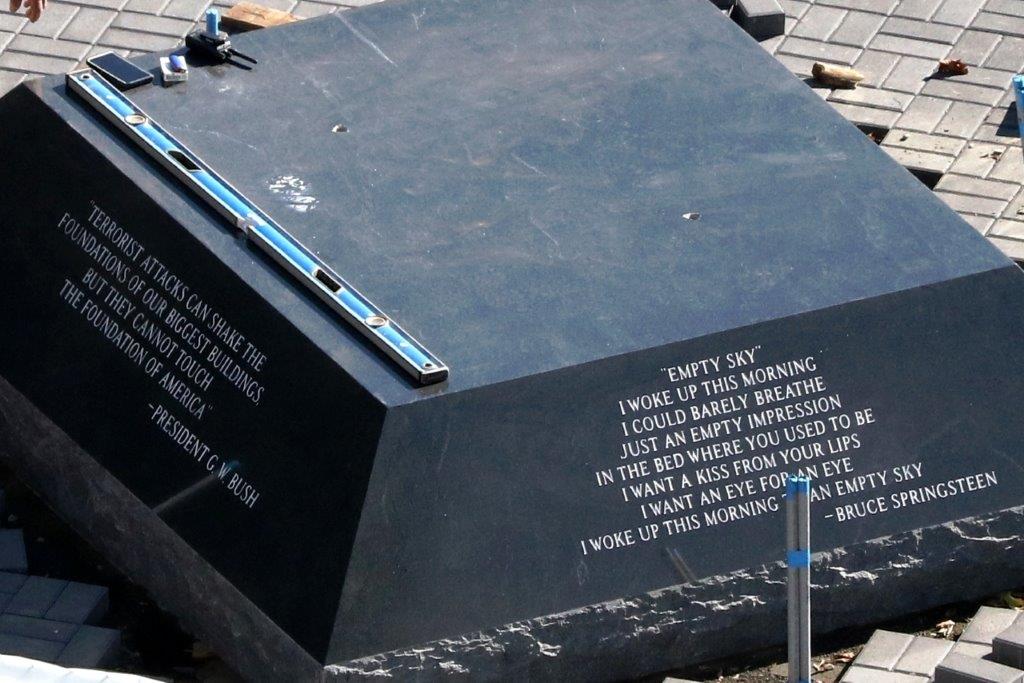 Sneak peek at new Hudson County 9/11 memorial, Sept. 1, 2022 - nj.com