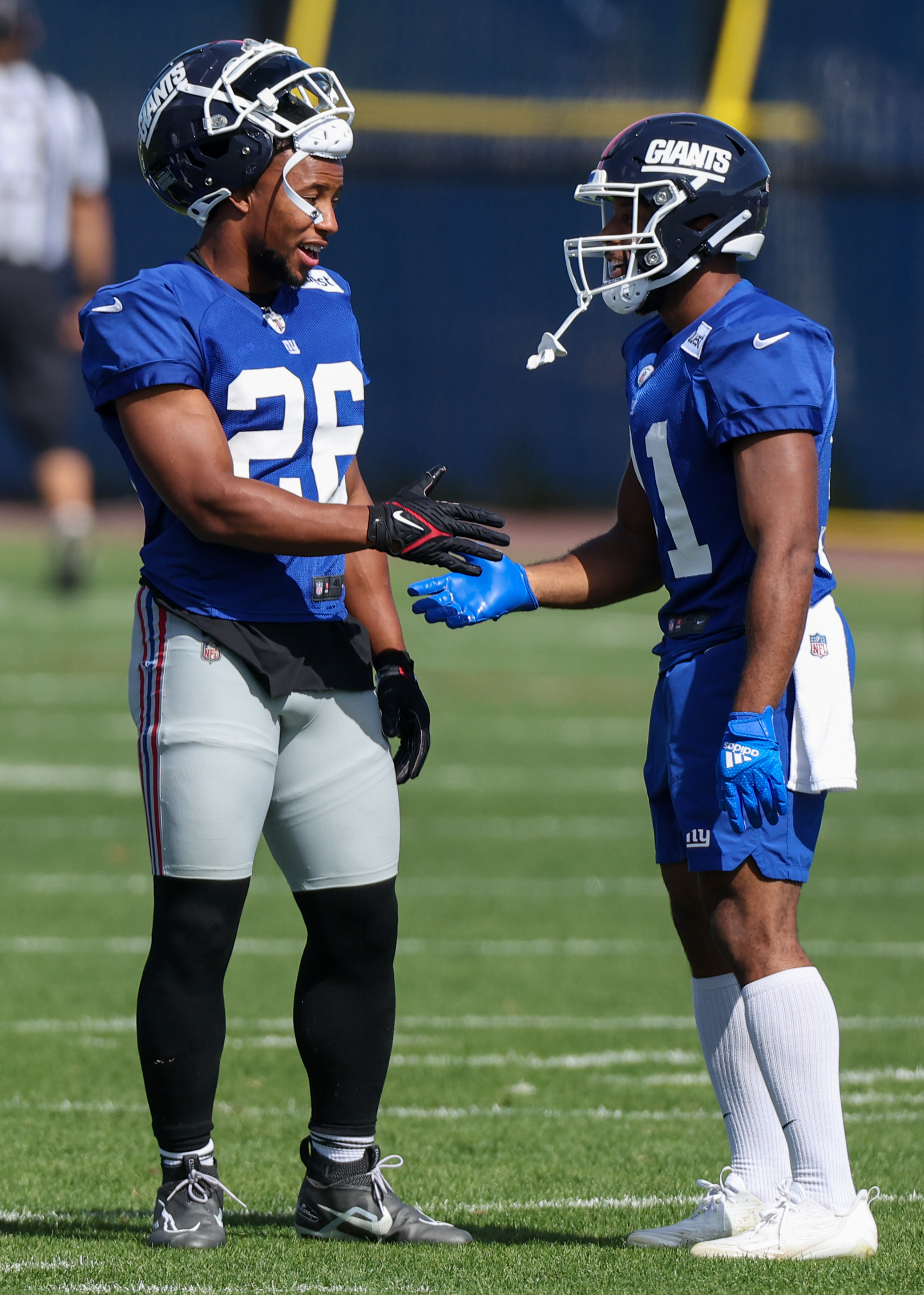 Giants practice before NFL Week 4 game vs. Chicago Bears 